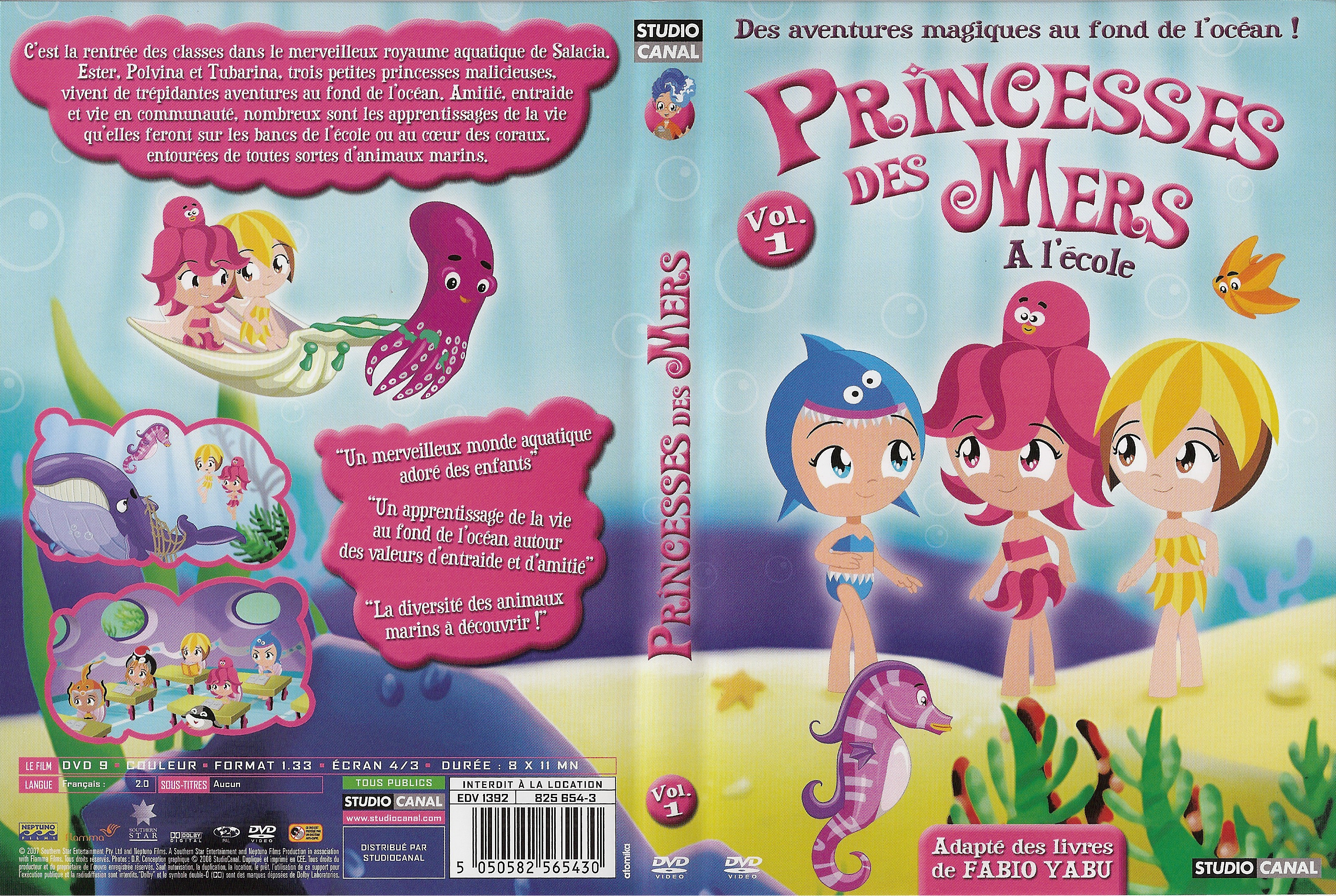 Jaquette DVD Princesses des mers vol 01 - A l
