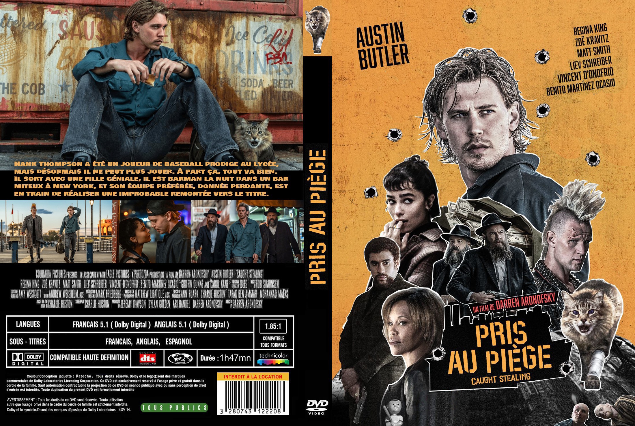 Jaquette DVD Pris au pige custom