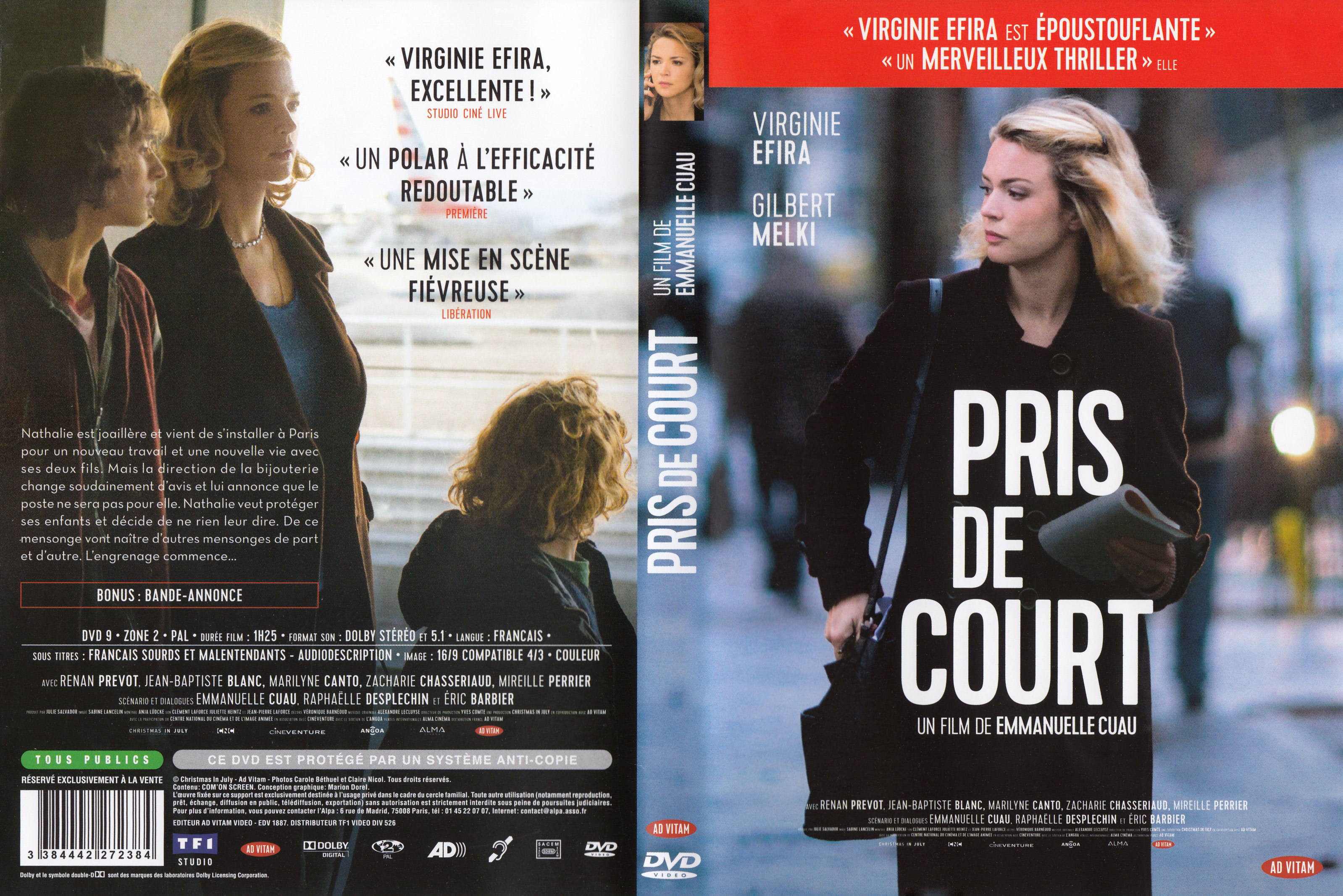 Jaquette DVD Pris de court