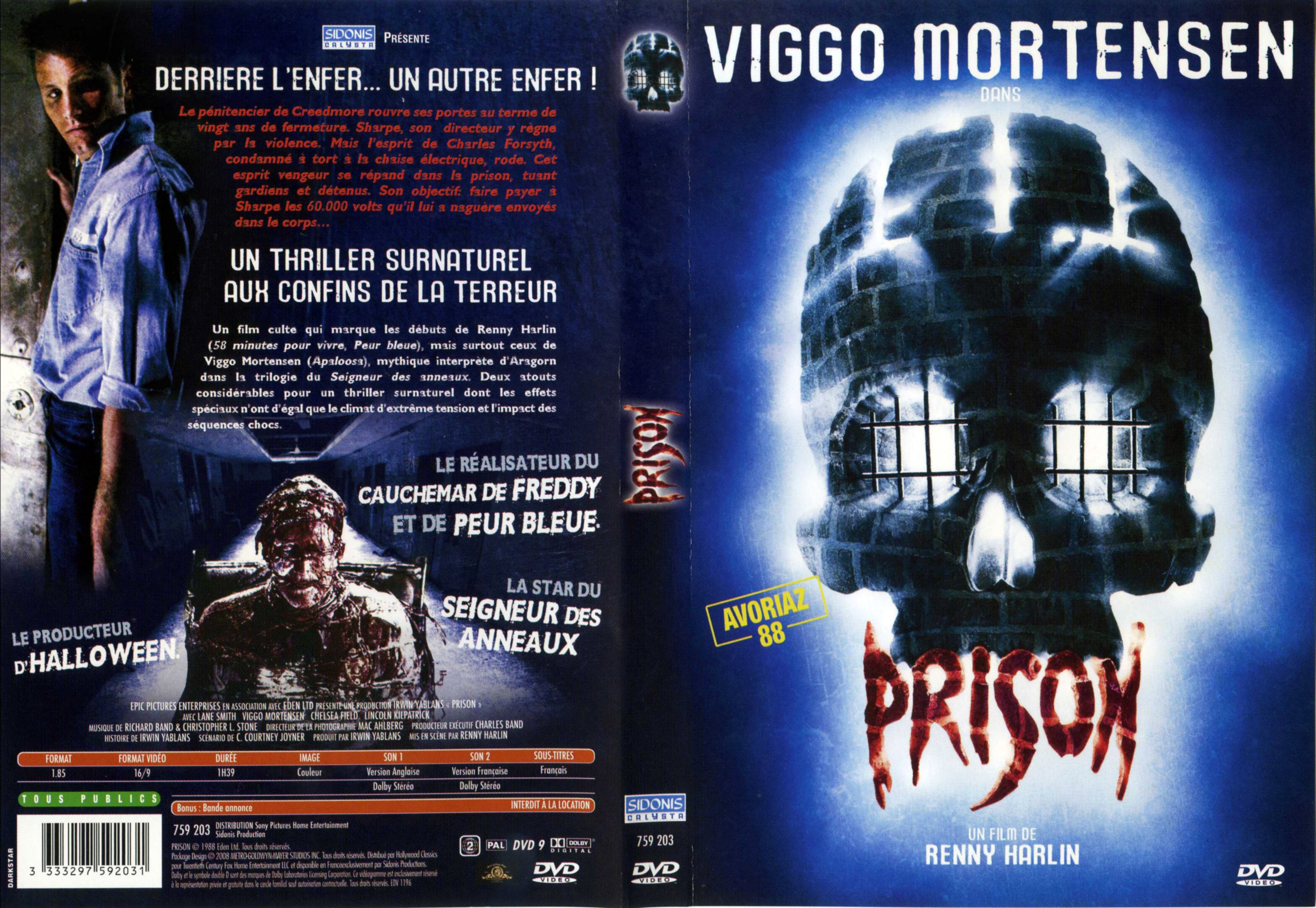Jaquette DVD Prison