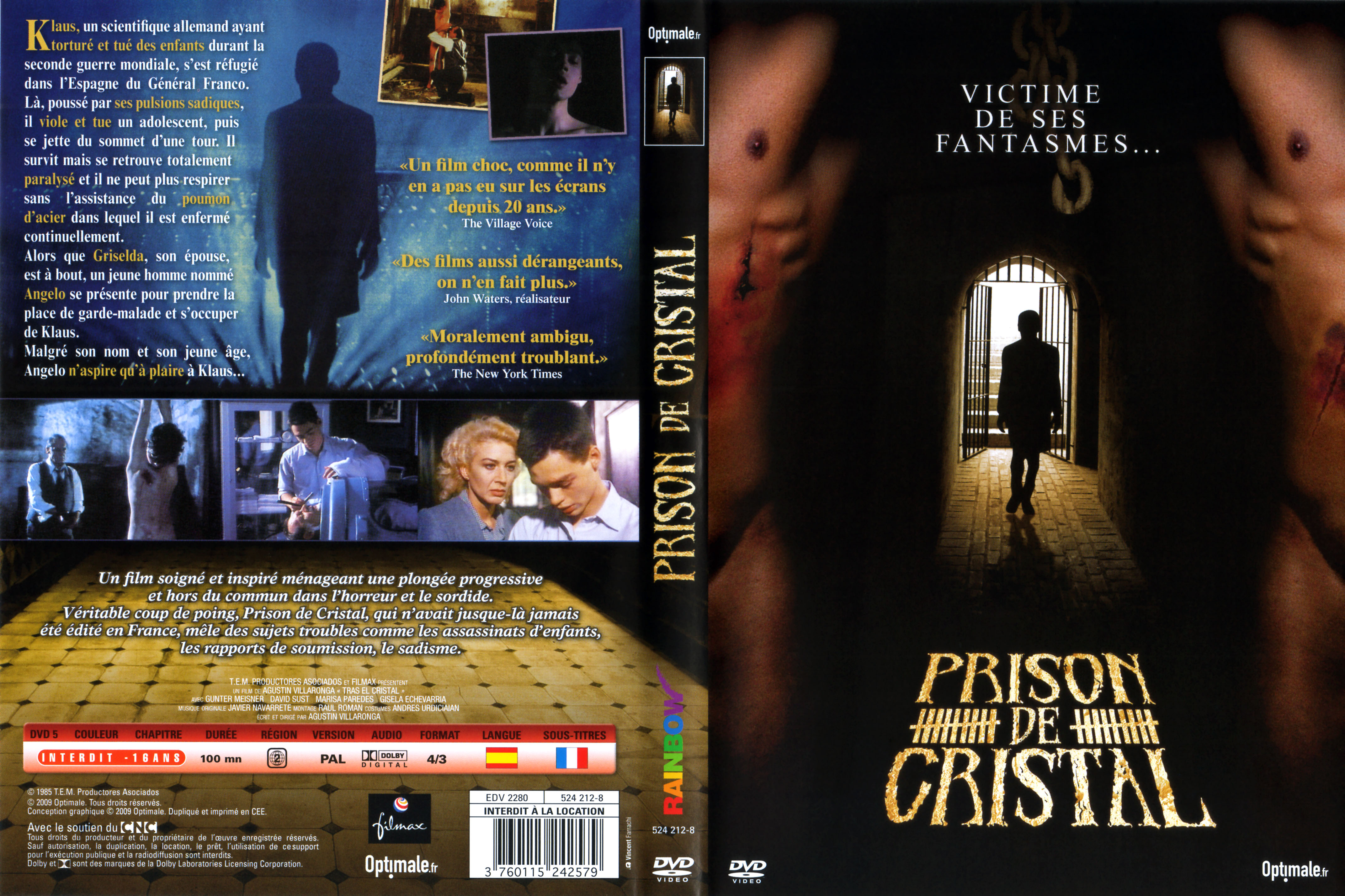 Jaquette DVD Prison de cristal