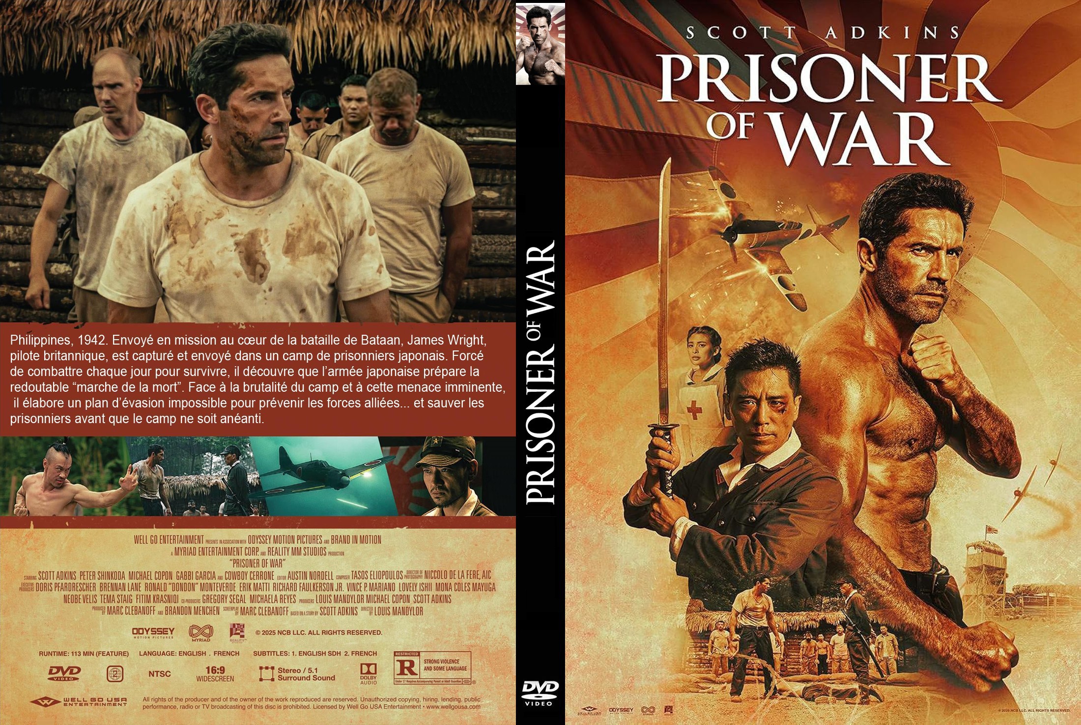 Jaquette DVD Prisoner of war custom