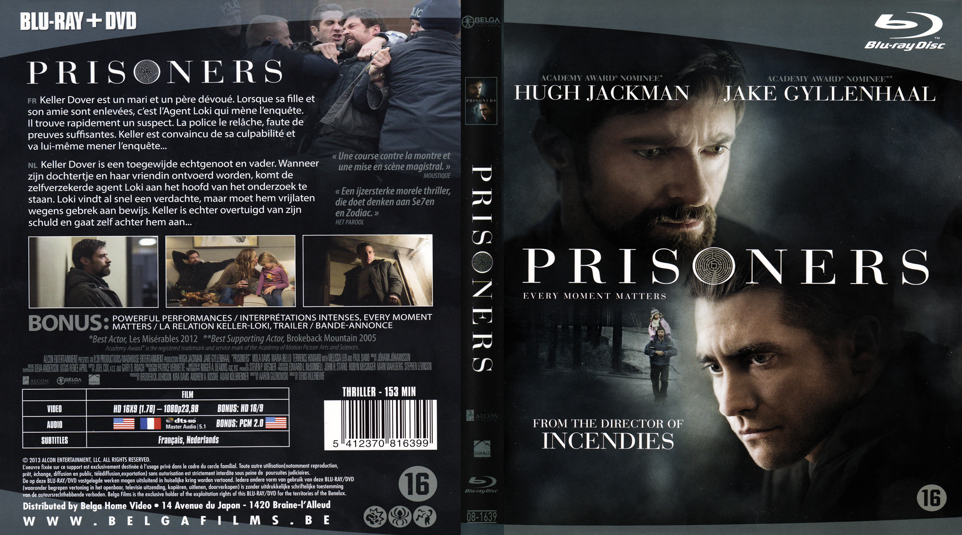Jaquette DVD Prisoners (BLU-RAY) v2
