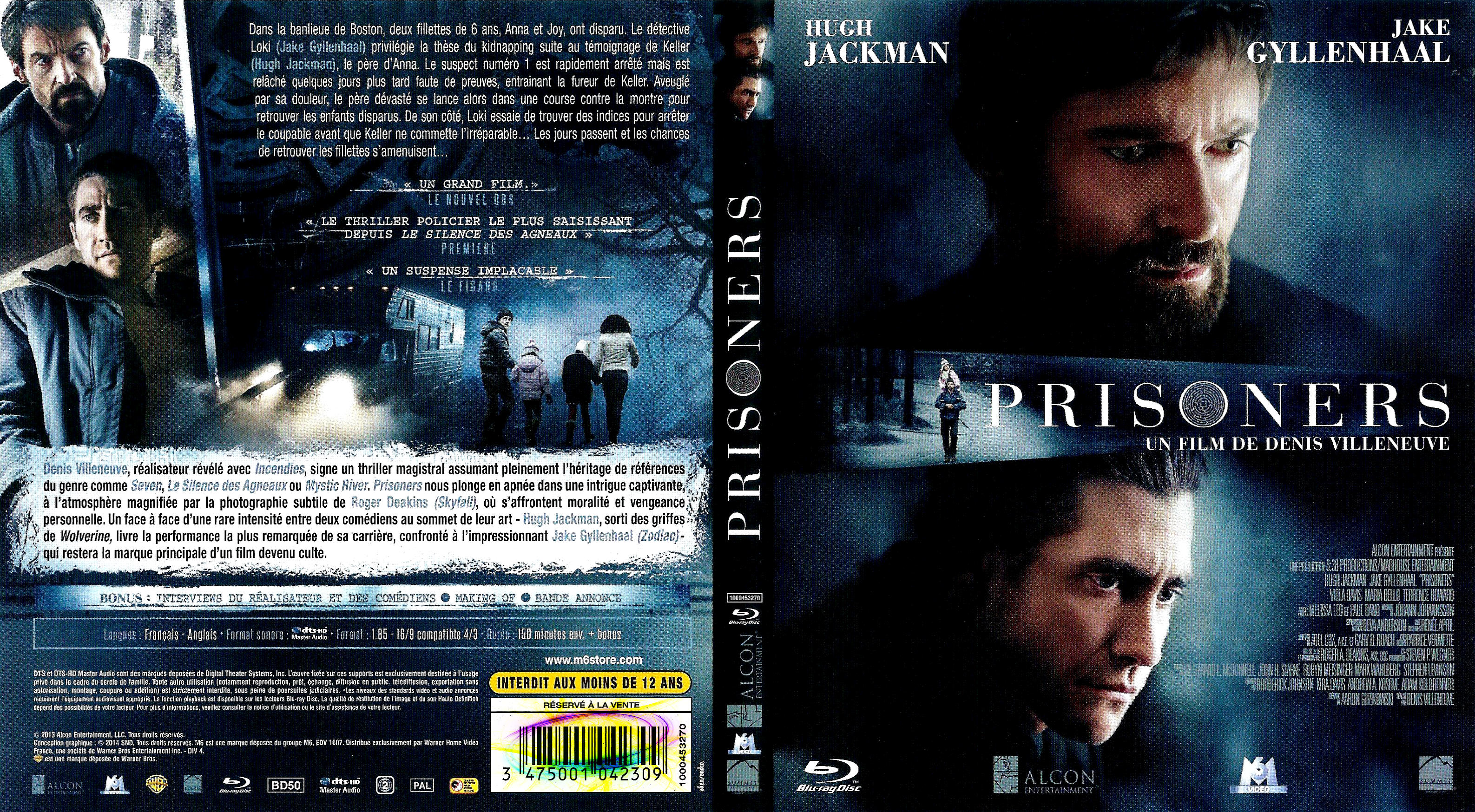Jaquette DVD Prisoners (BLU-RAY) v3