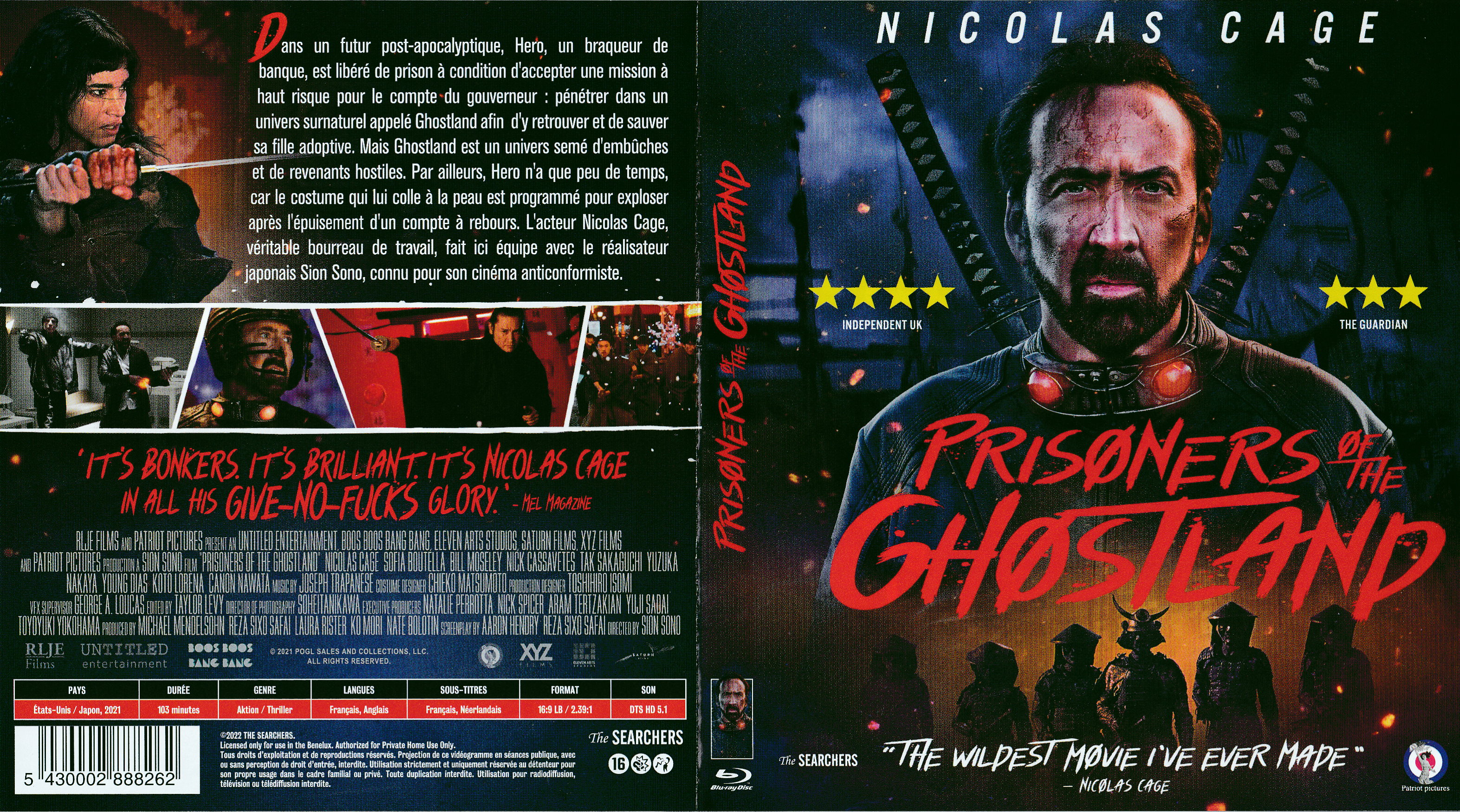 Jaquette DVD Prisoners of the ghostland (BLU-RAY)
