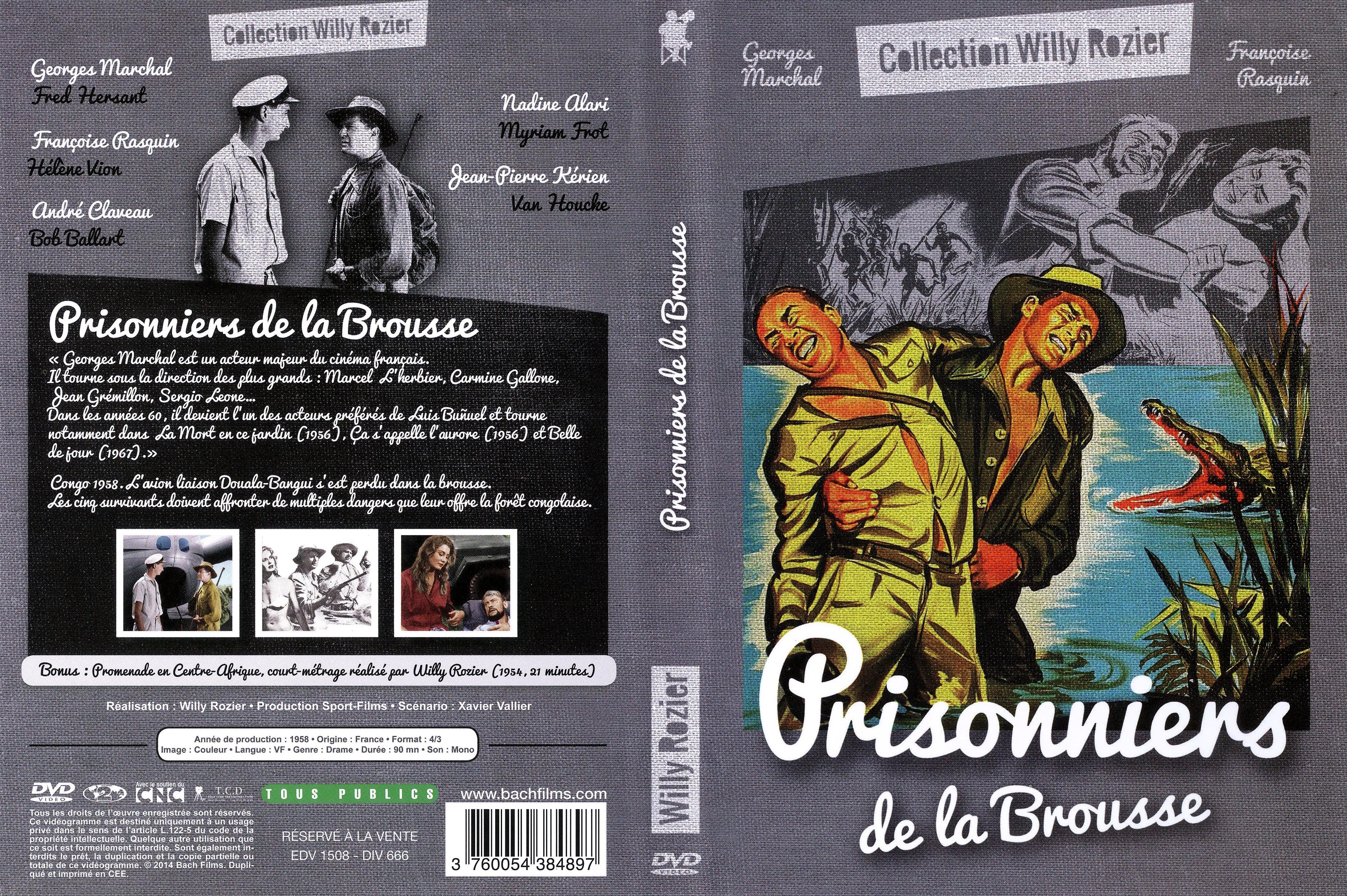 Jaquette DVD Prisonniers de la brousse