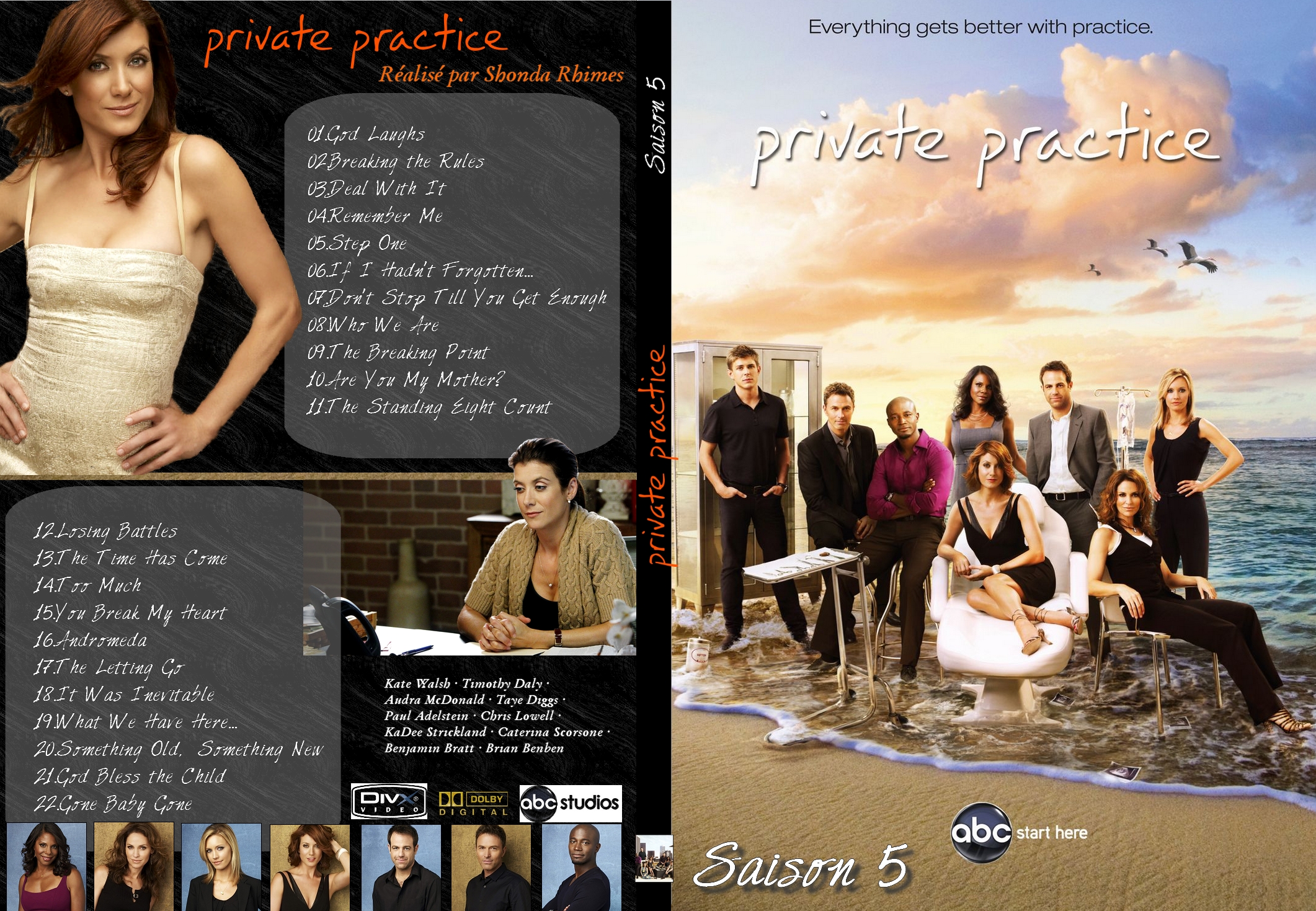 Jaquette DVD Private practice Saison 5 custom