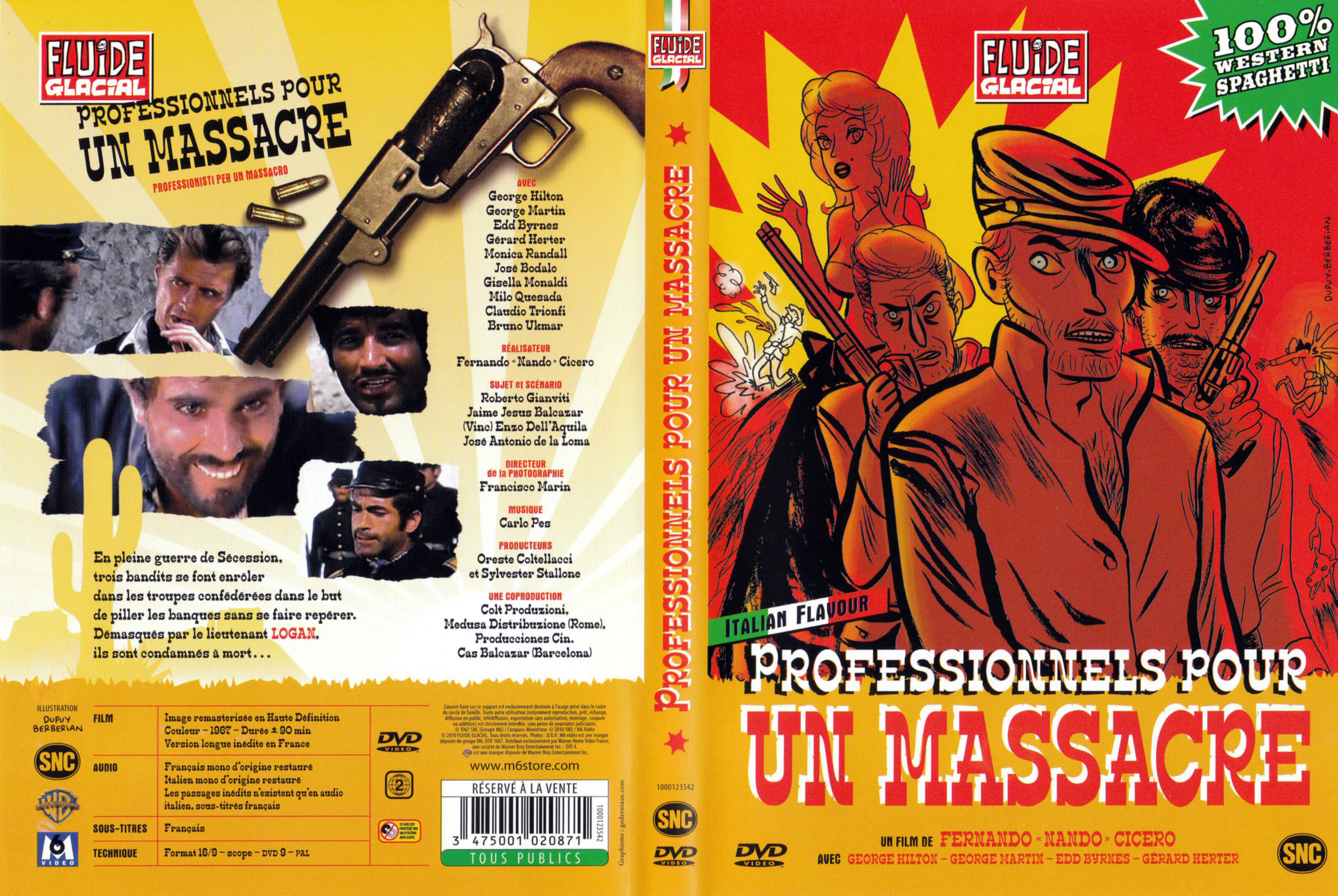 Jaquette DVD Professionnels pour un massacre