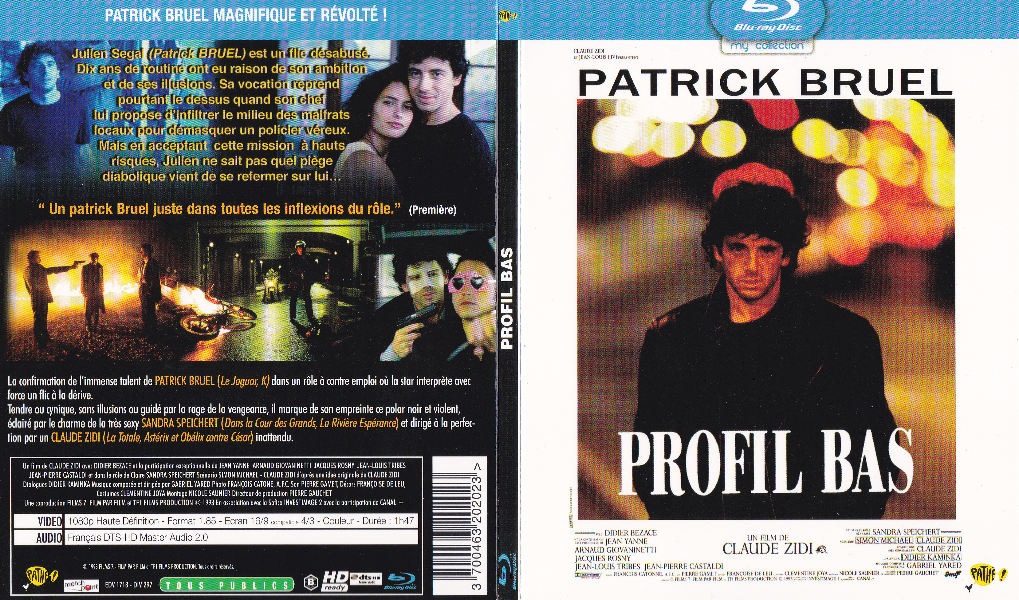 Jaquette DVD Profil bas (BLU-RAY)