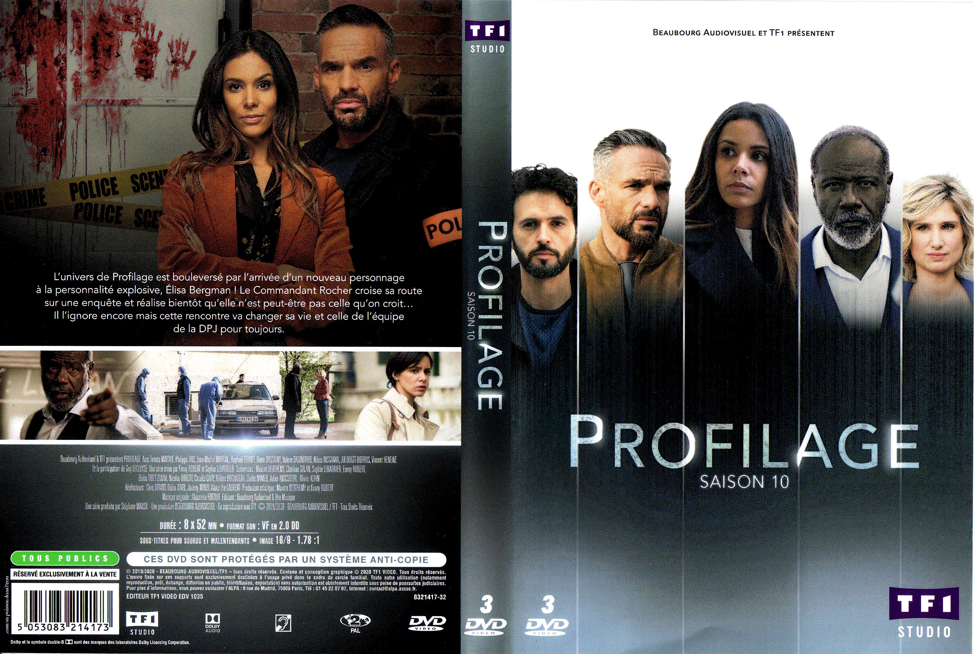 Jaquette DVD Profilage Saison 10