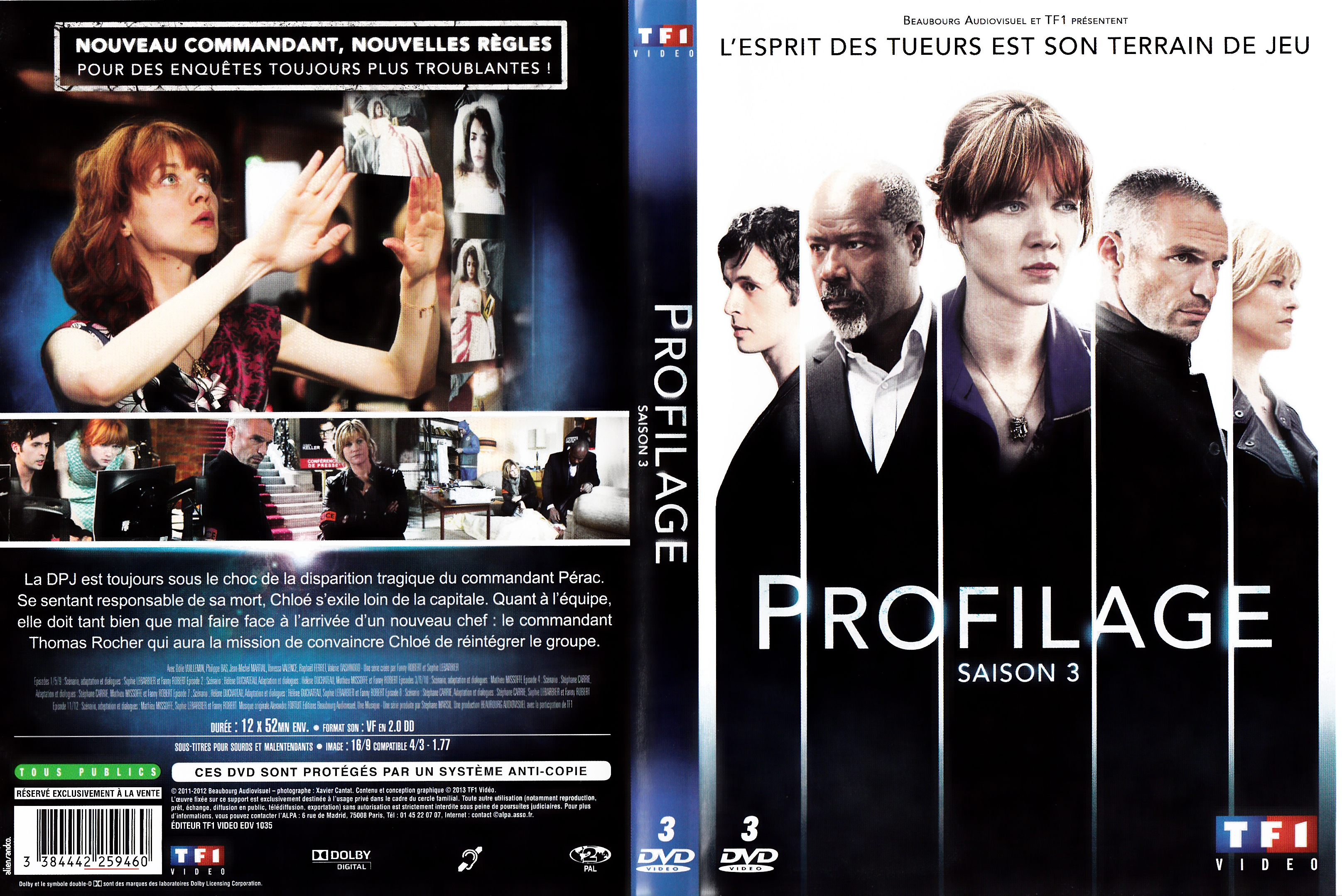 Jaquette DVD Profilage saison 3