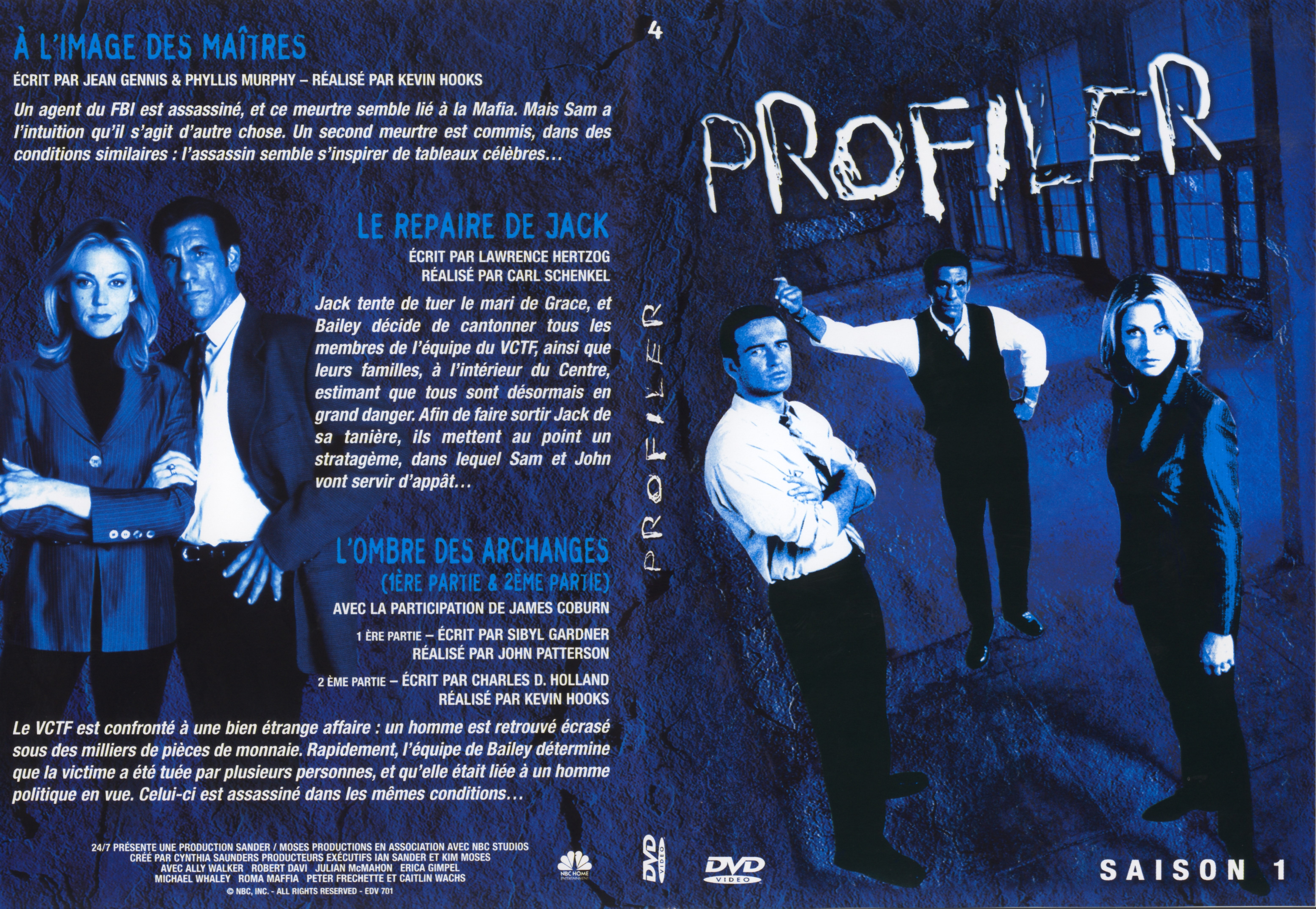 Jaquette DVD Profiler saison 1 DVD 4