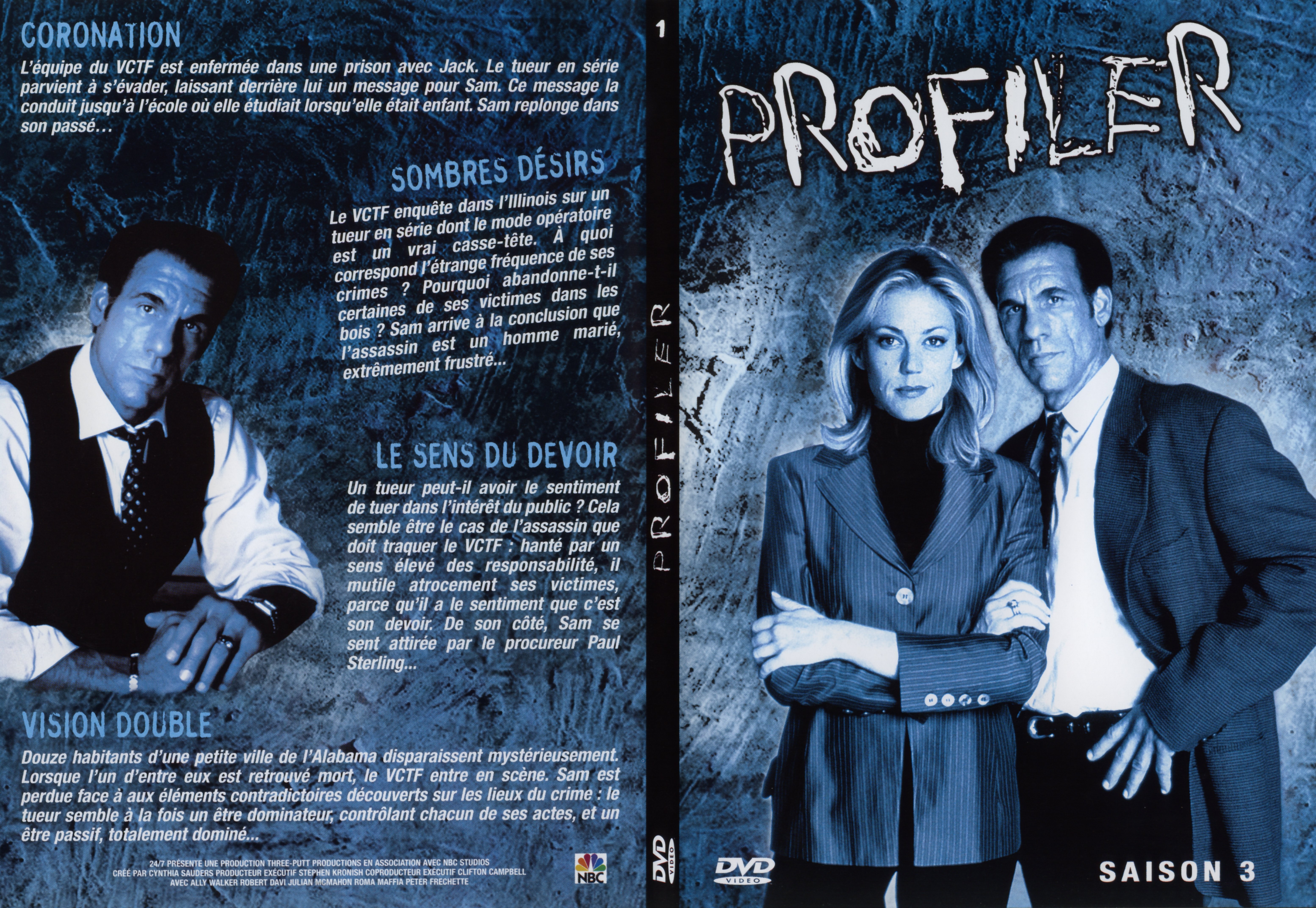 Jaquette DVD Profiler saison 3 DVD 1