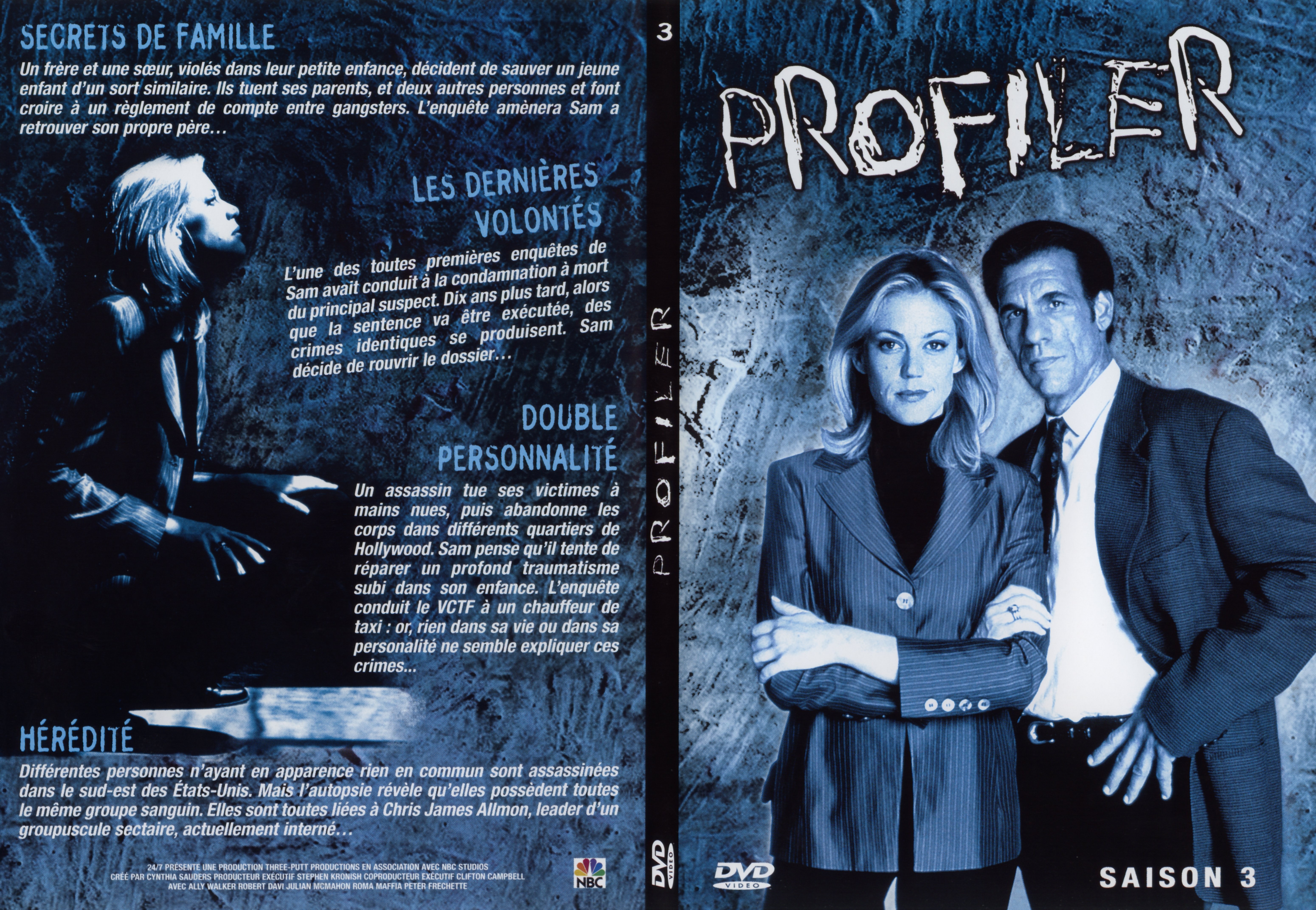 Jaquette DVD Profiler saison 3 DVD 3