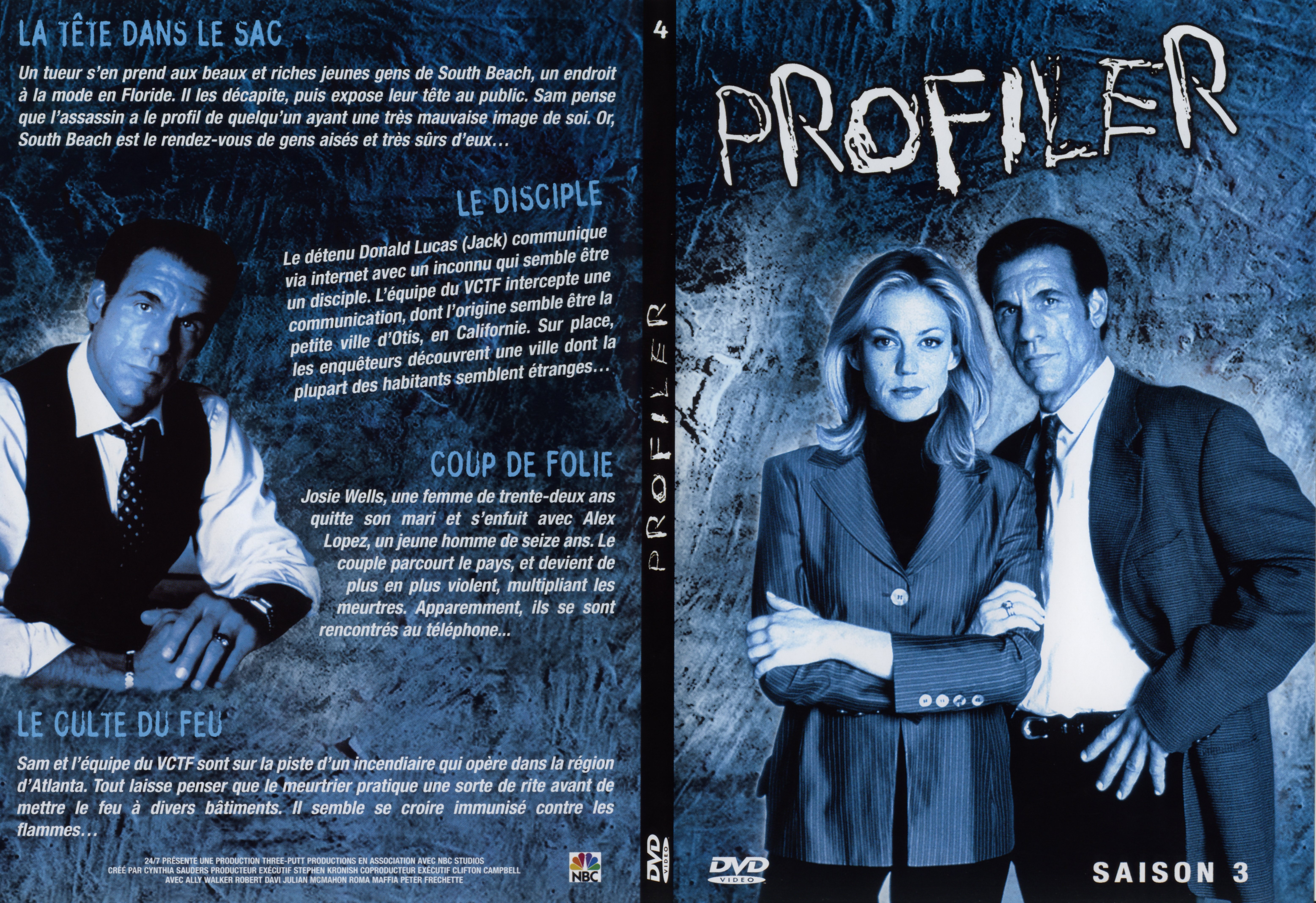 Jaquette DVD Profiler saison 3 DVD 4