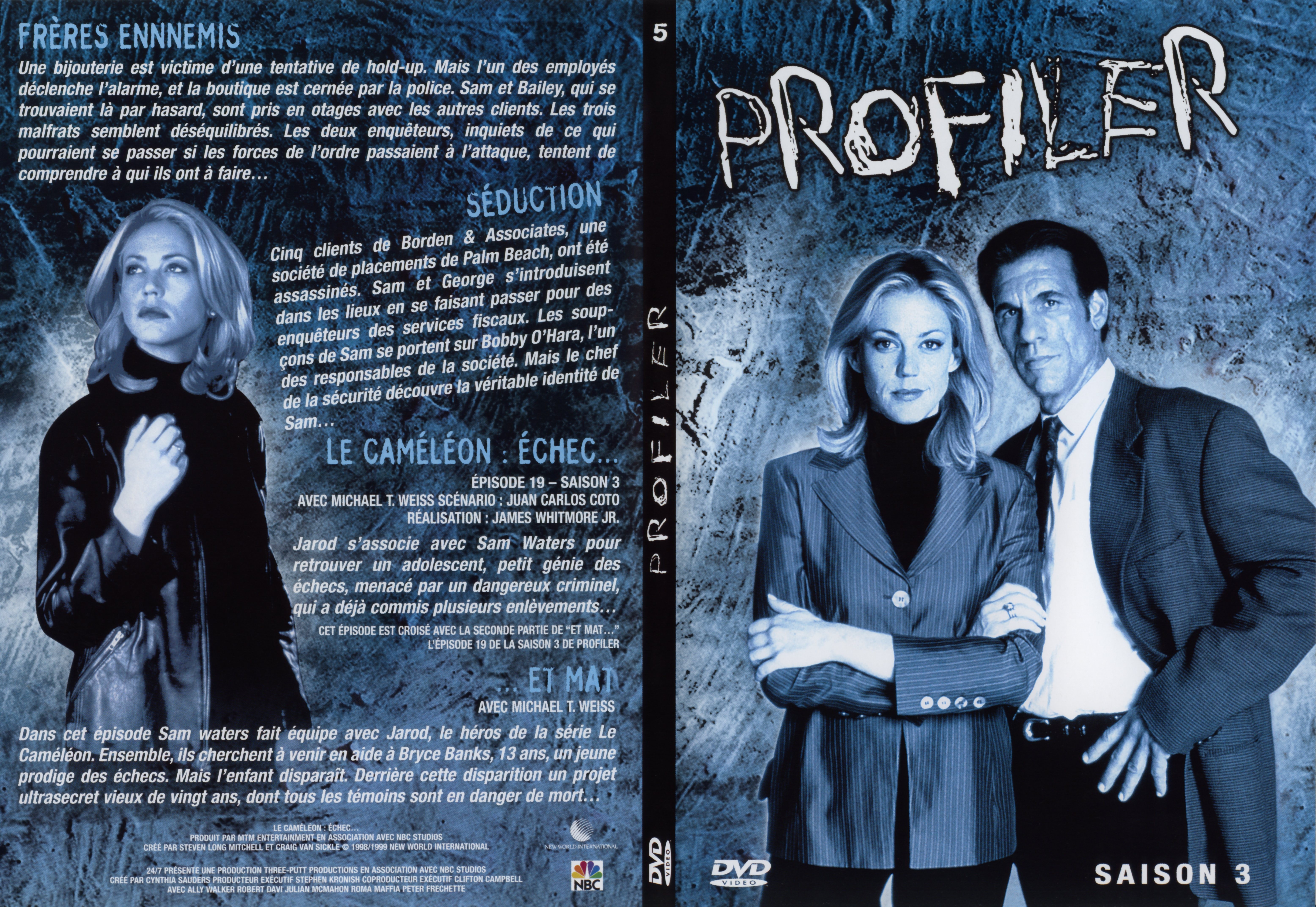 Jaquette DVD Profiler saison 3 DVD 5