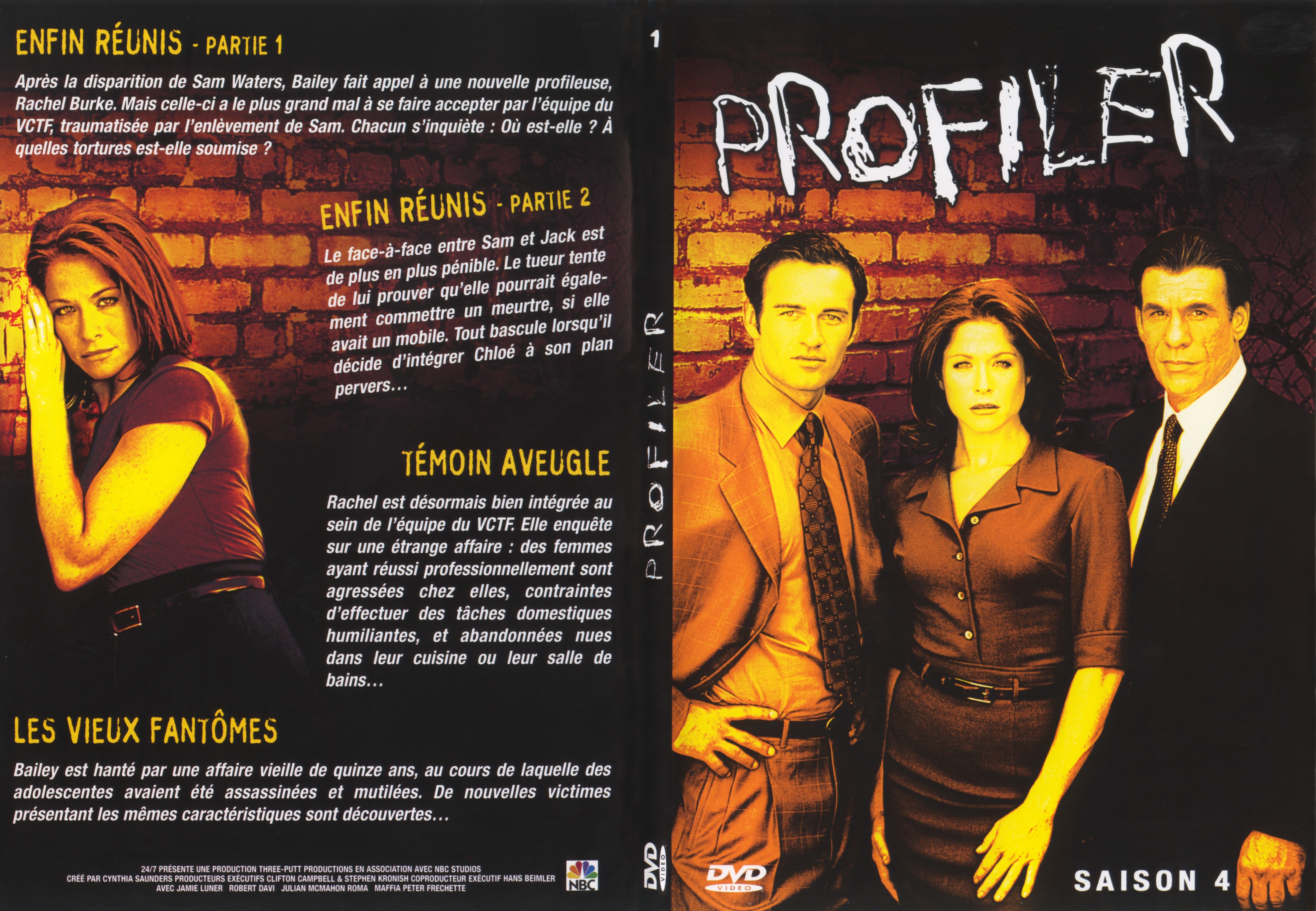 Jaquette DVD Profiler saison 4 DVD 1