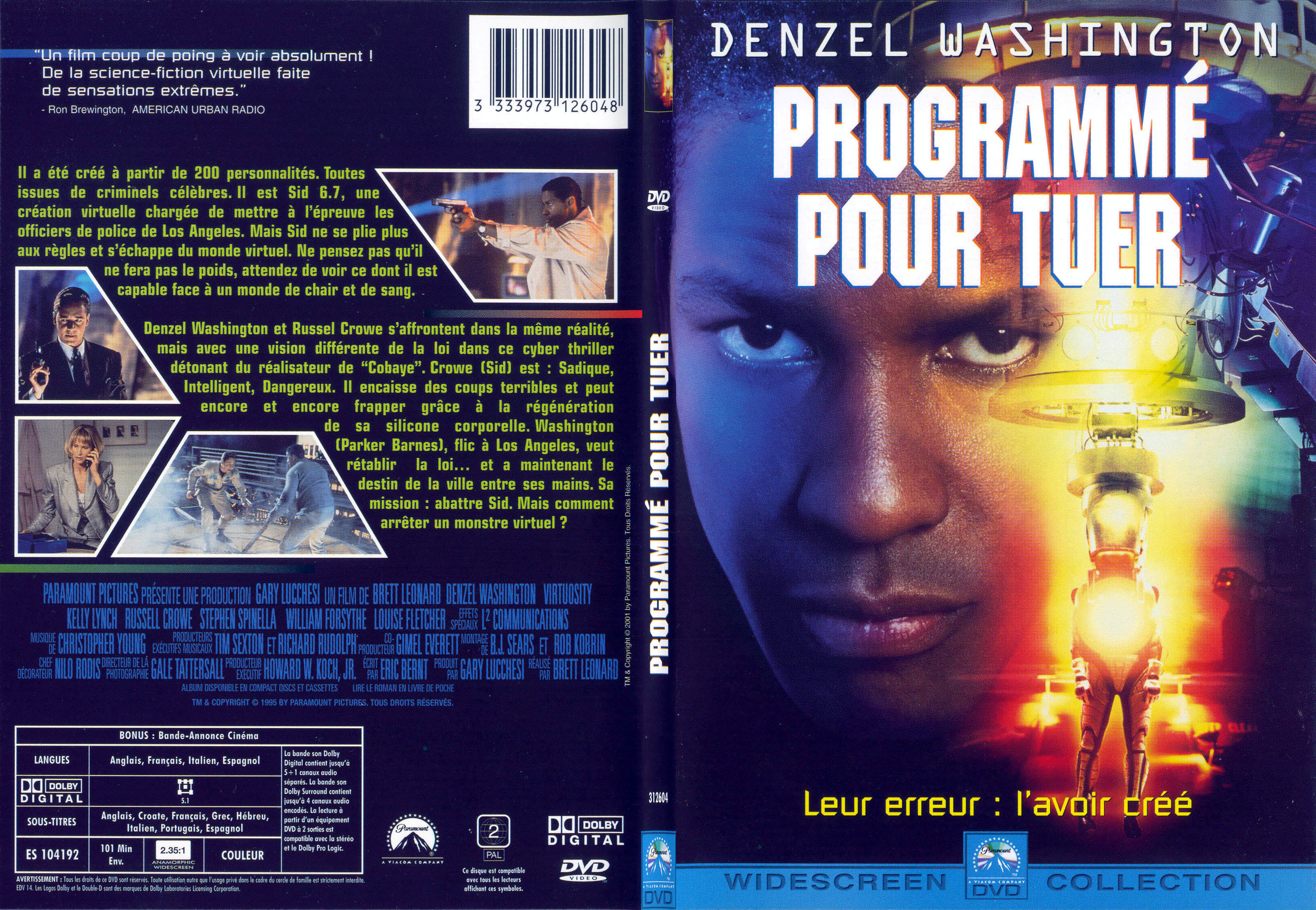 Jaquette DVD Programm pour tuer - SLIM