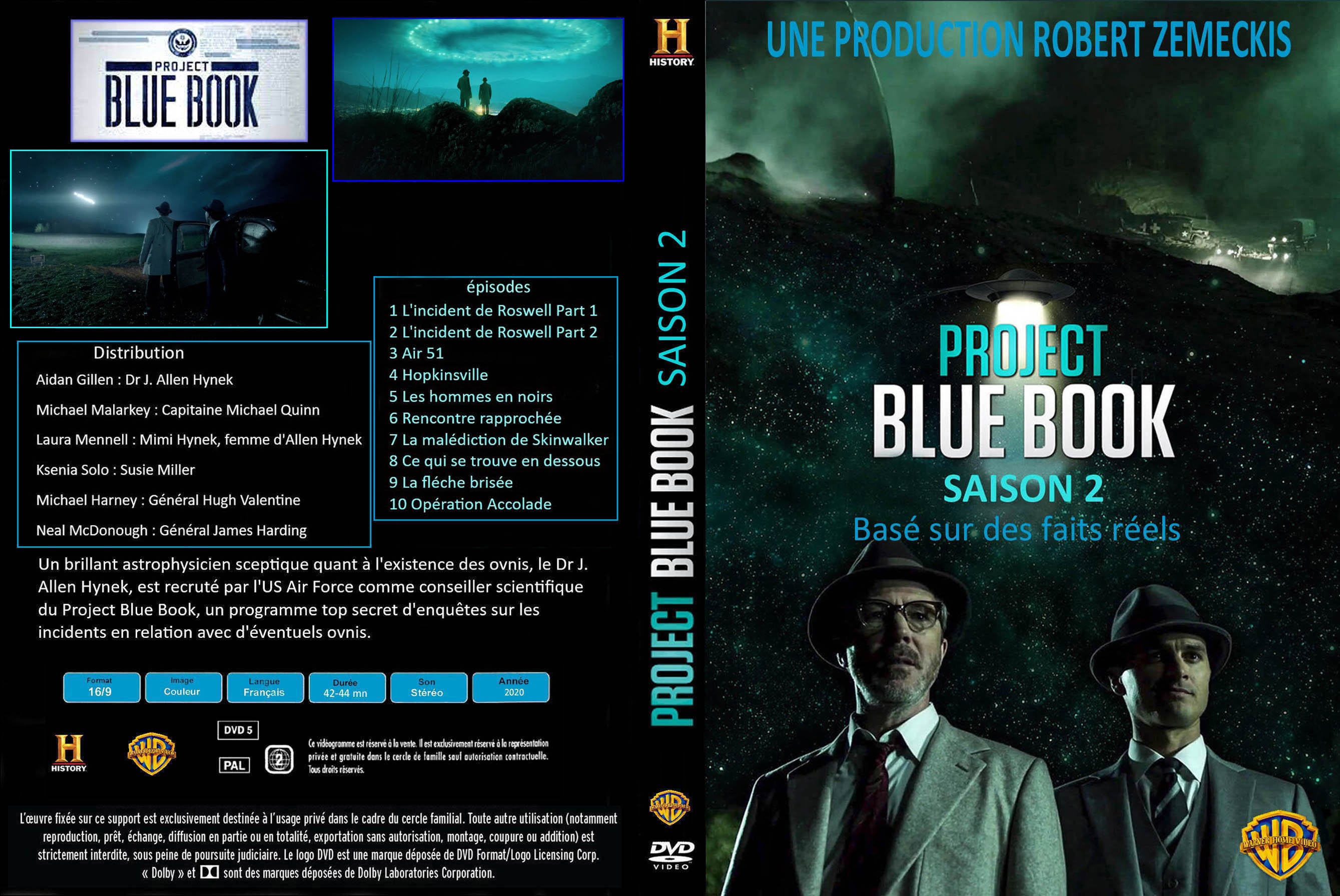 Jaquette DVD Project Blue Book saison 2 custom