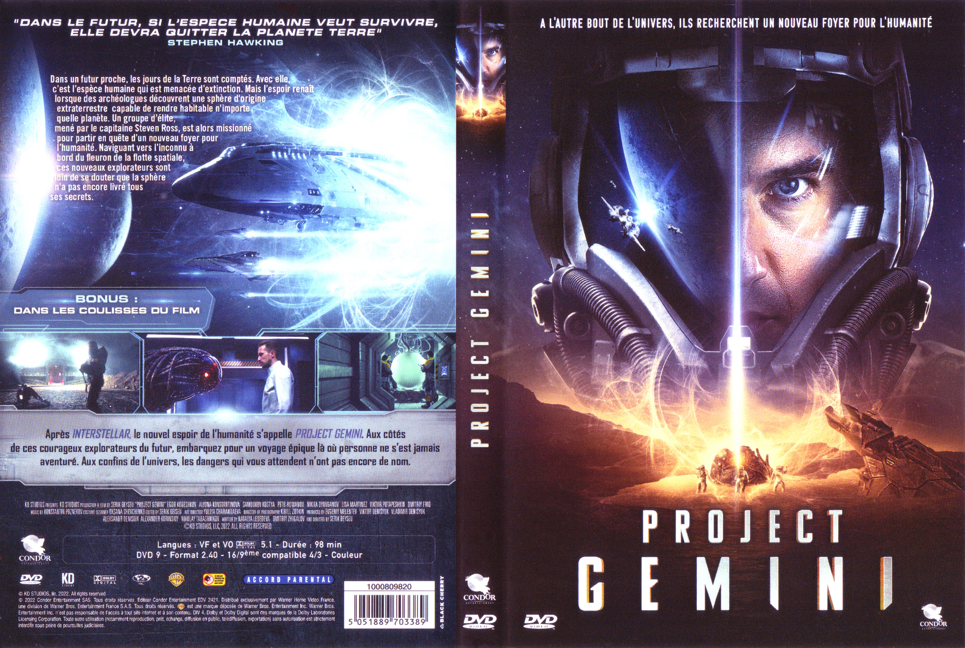 Jaquette DVD Project Gemini