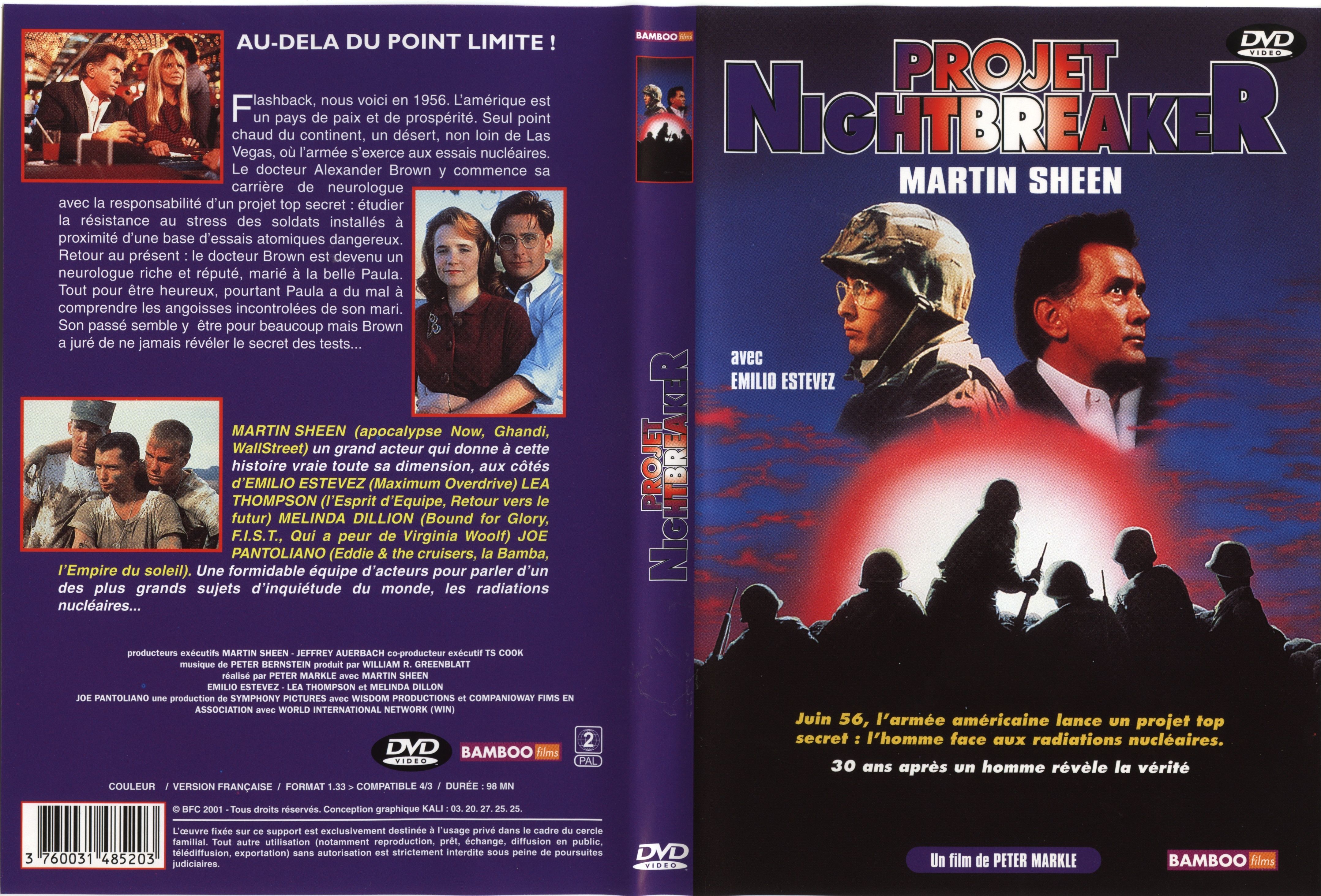 Jaquette DVD Projet Nightbreaker