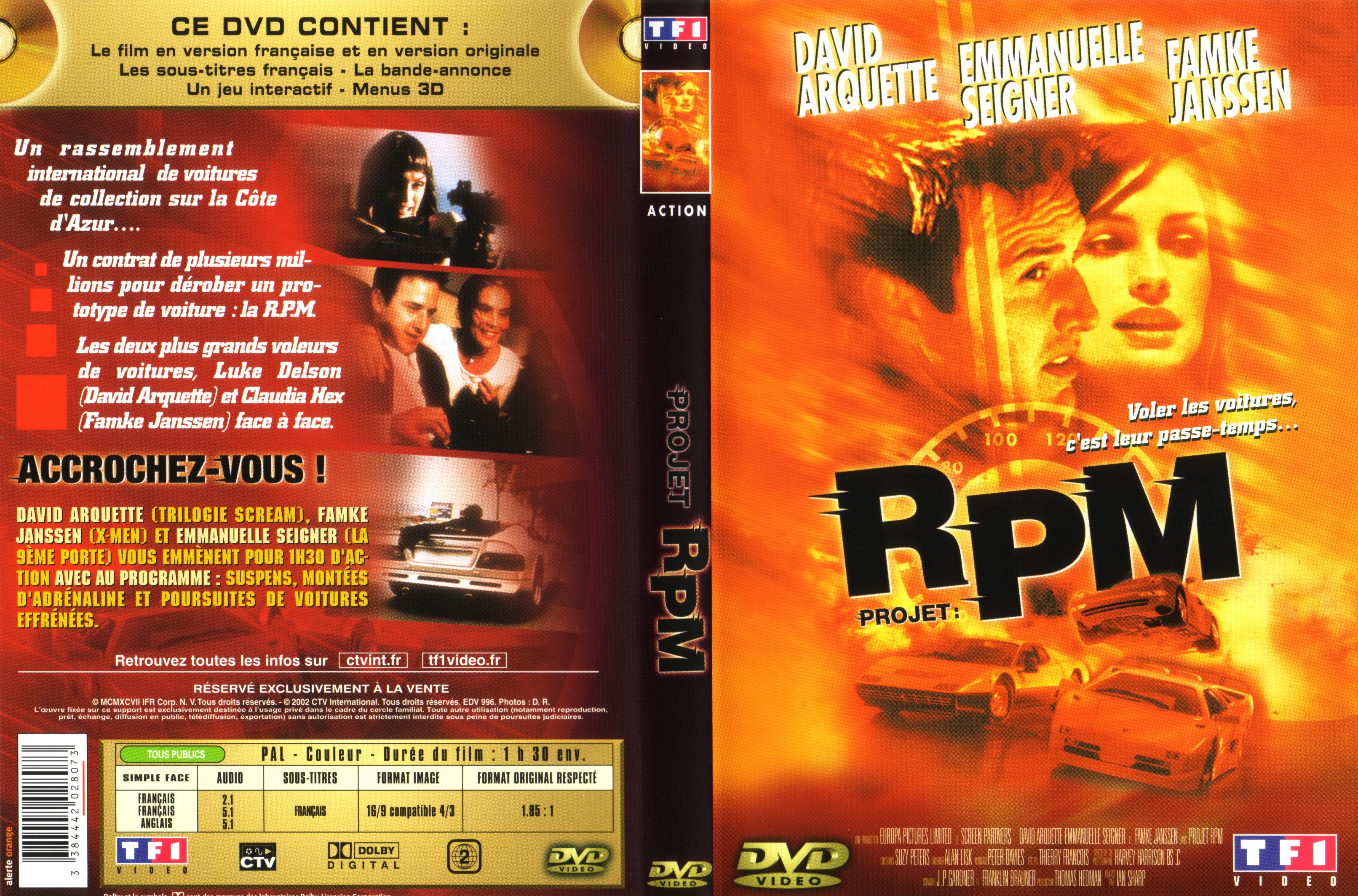 Jaquette DVD Projet RPM