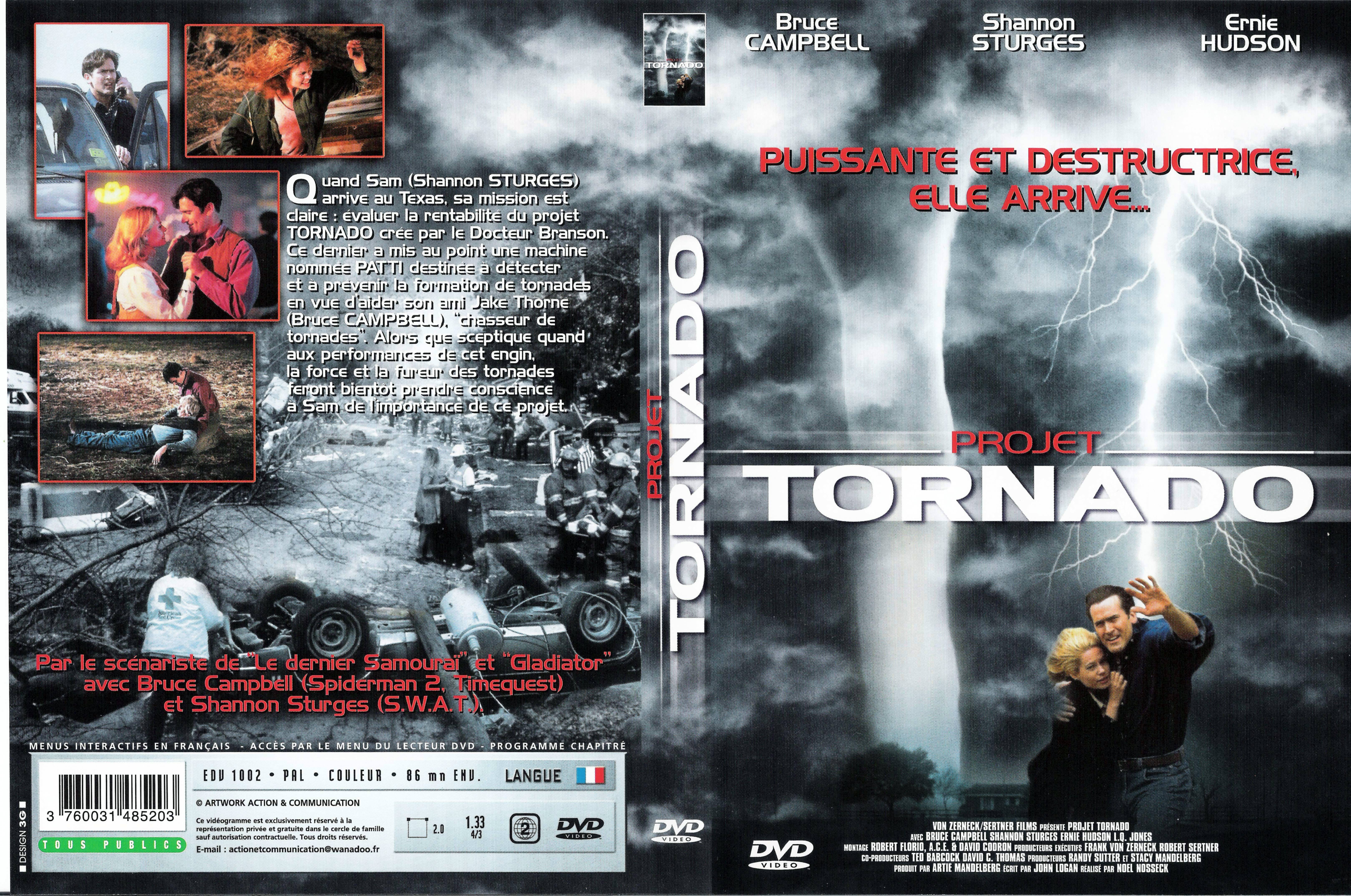 Jaquette DVD Projet Tornado
