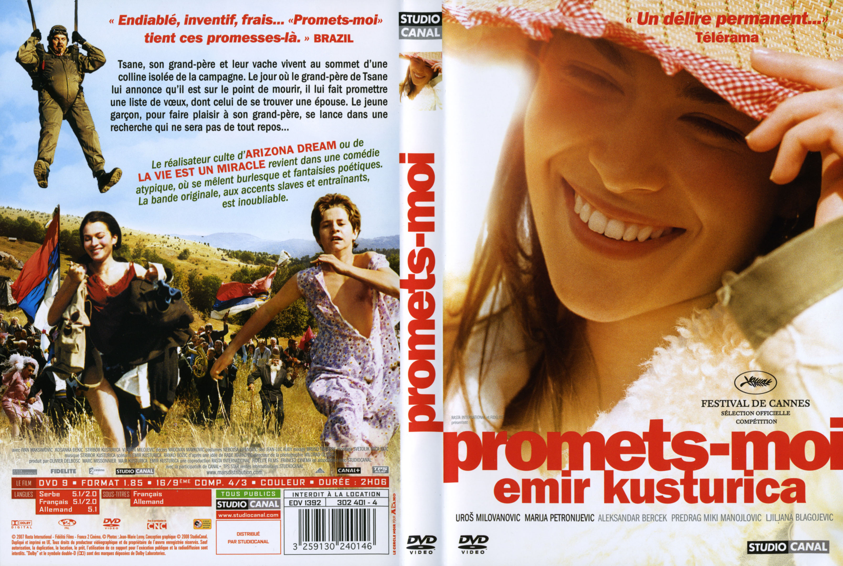 Jaquette DVD Promets-moi