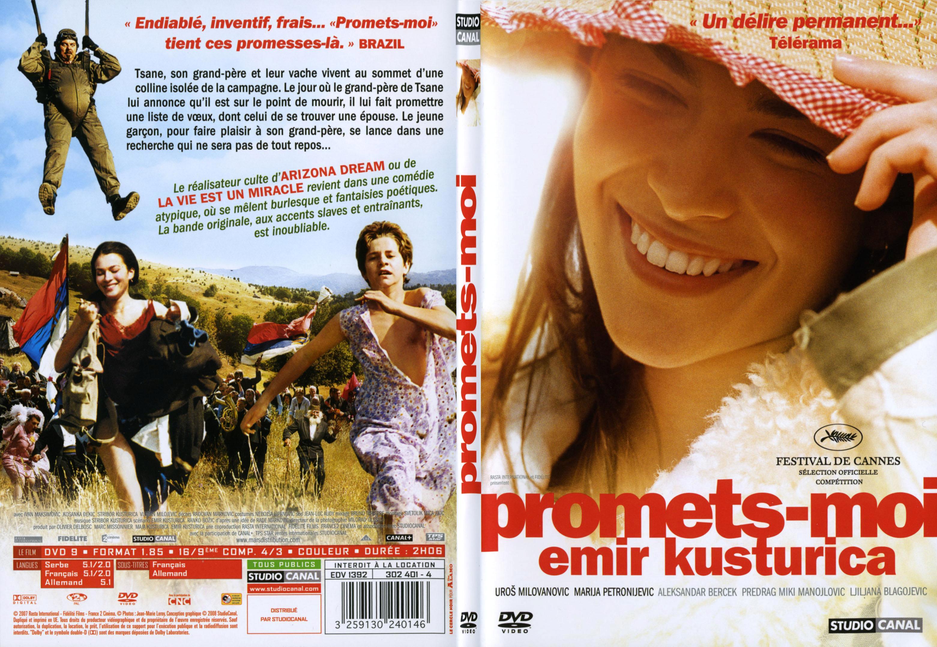 Jaquette DVD Promets-moi - SLIM