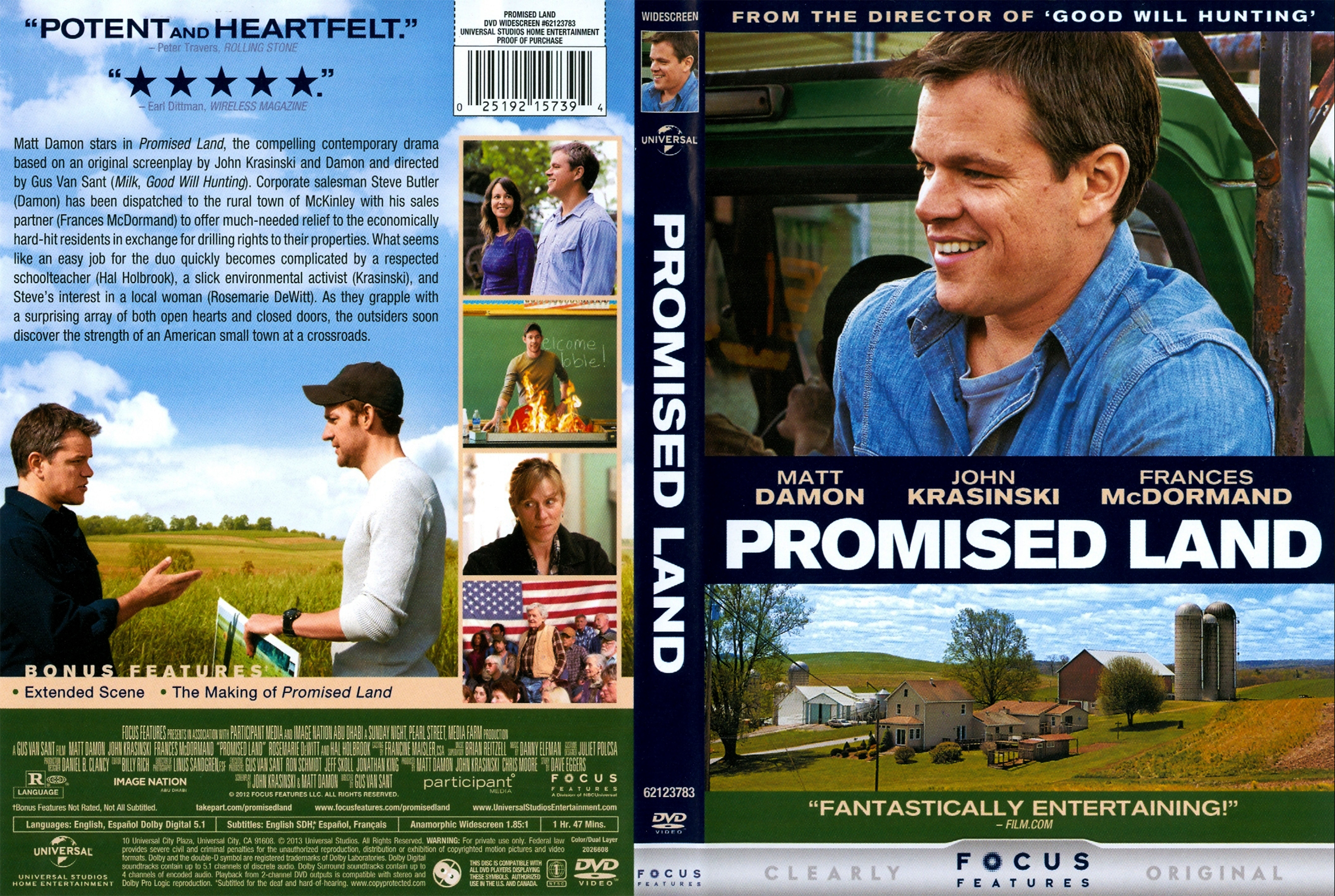 Jaquette DVD Promised Land Zone 1