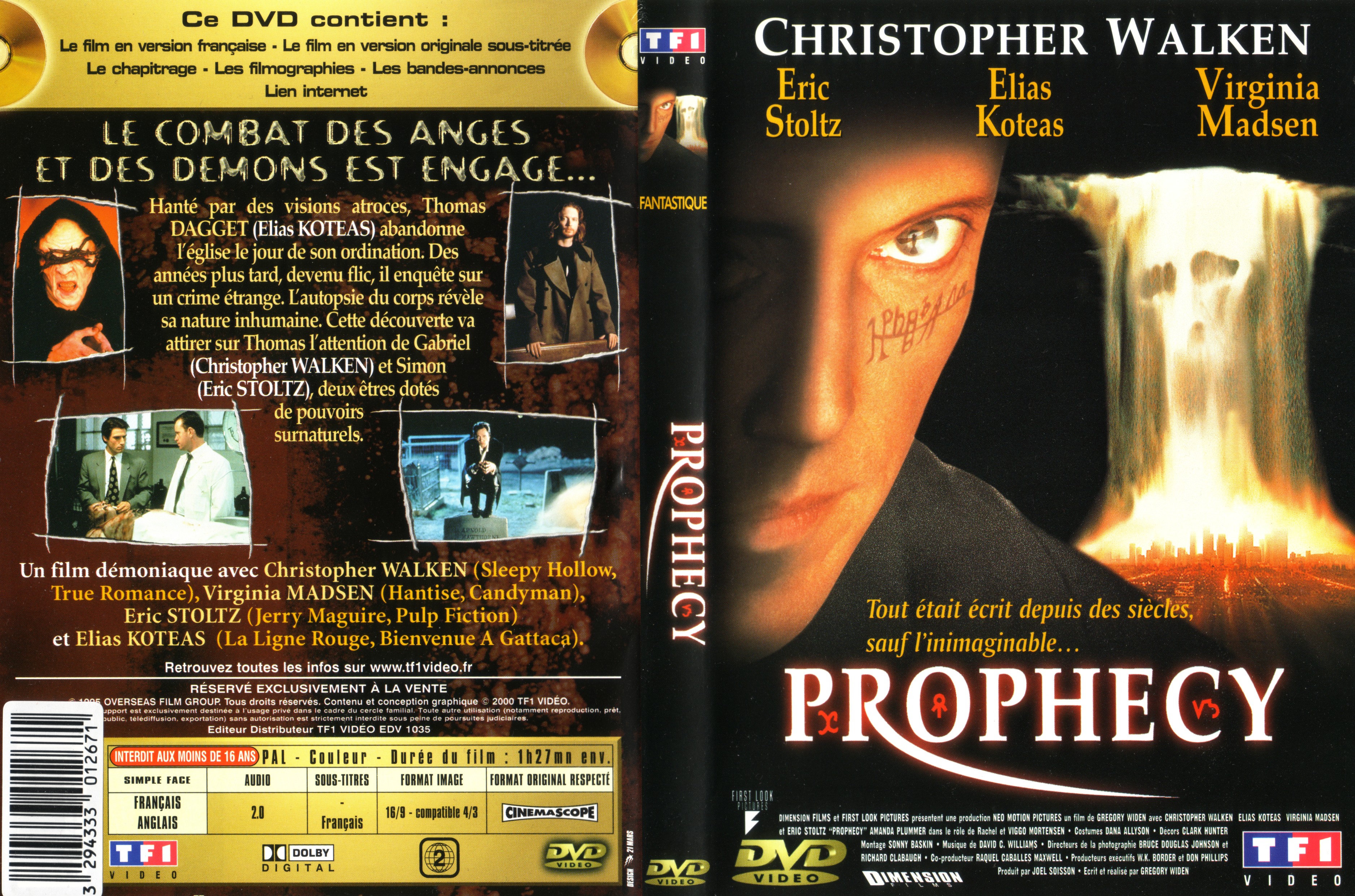 Jaquette DVD Prophecy