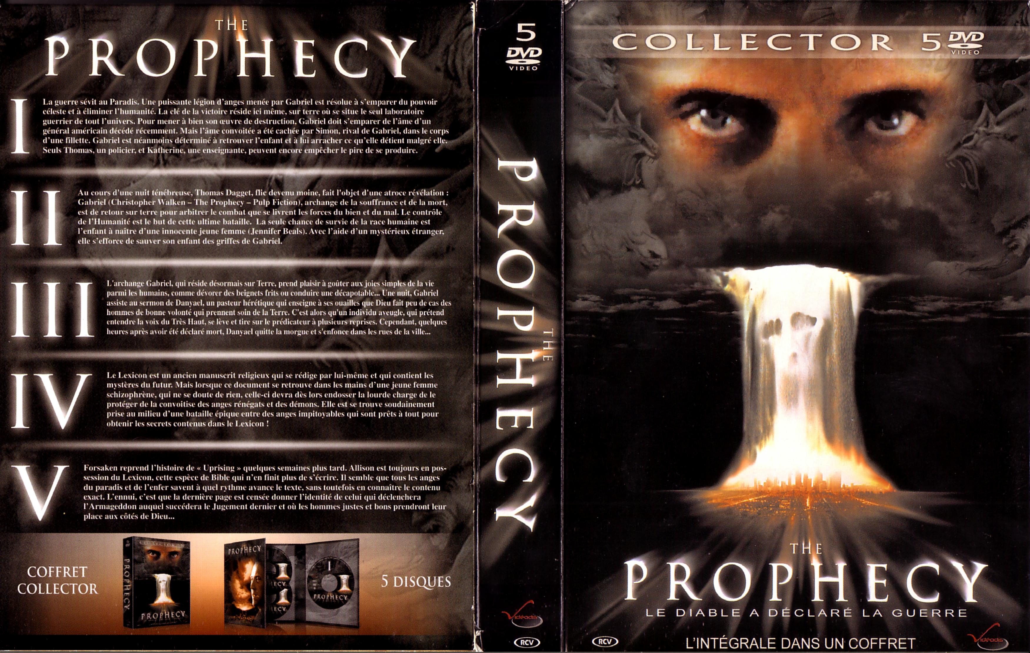 Jaquette DVD Prophecy COFFRET