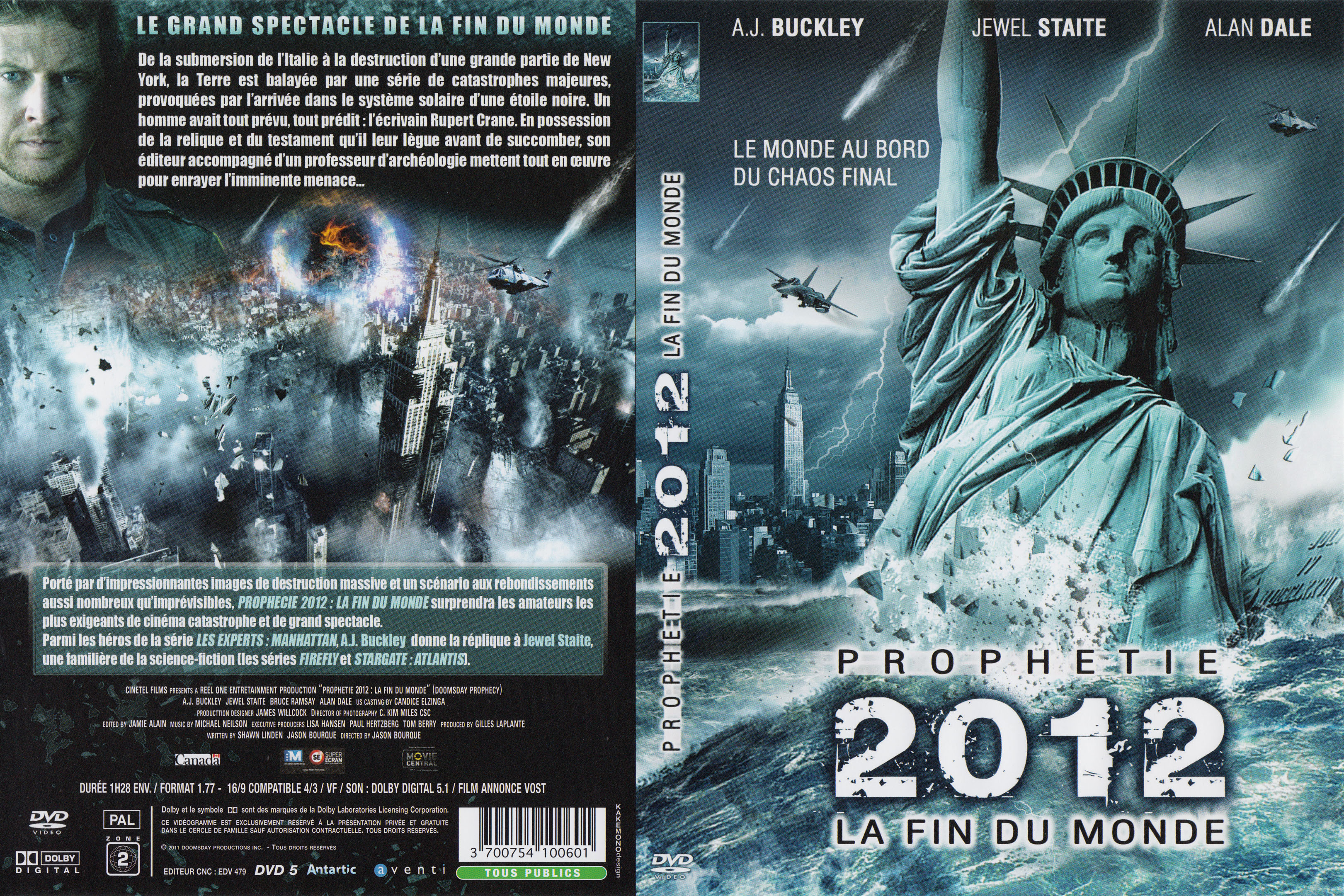 Jaquette DVD Prophtie 2012 la fin du monde