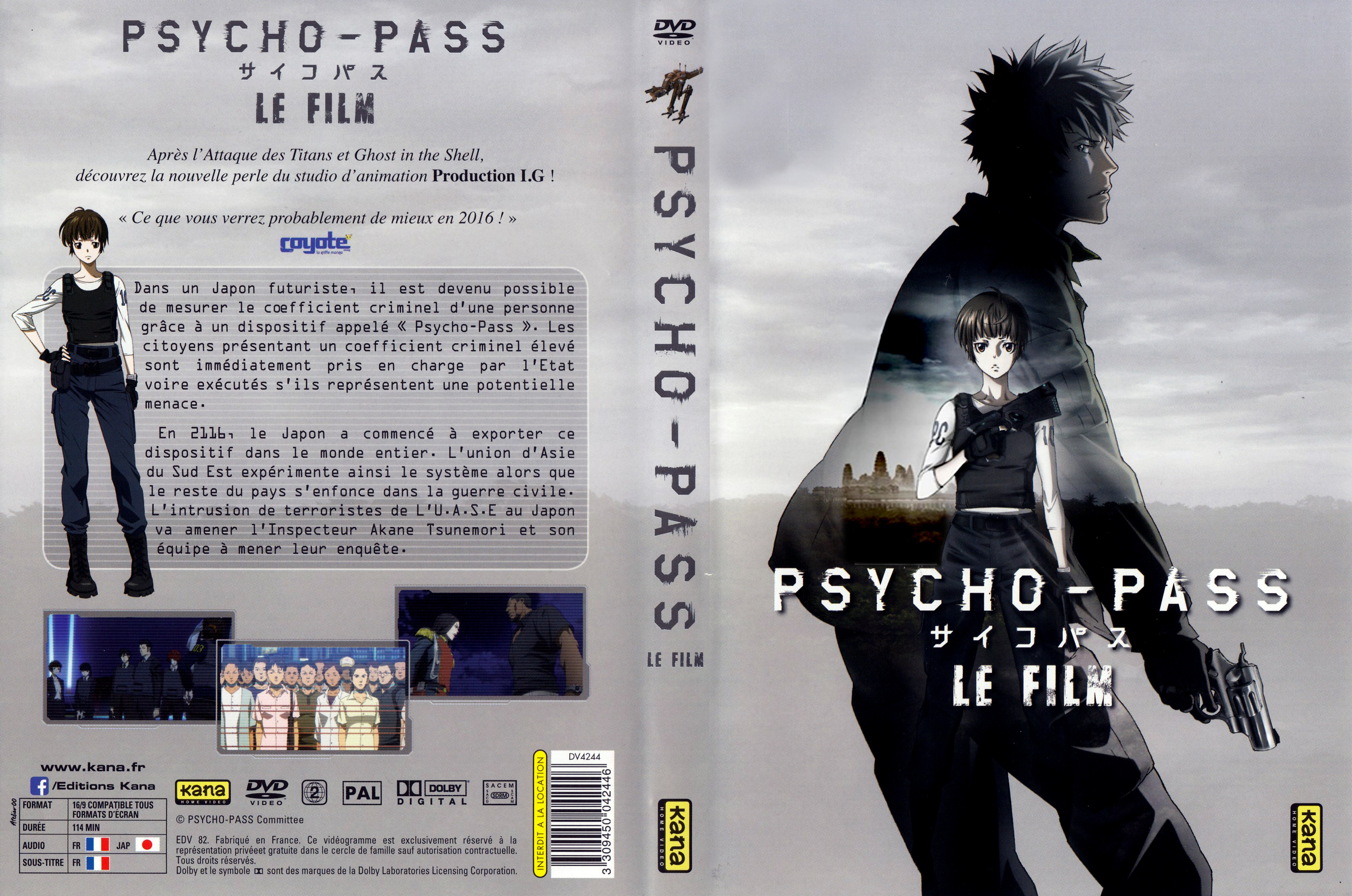 Jaquette DVD Psycho-Pass le film
