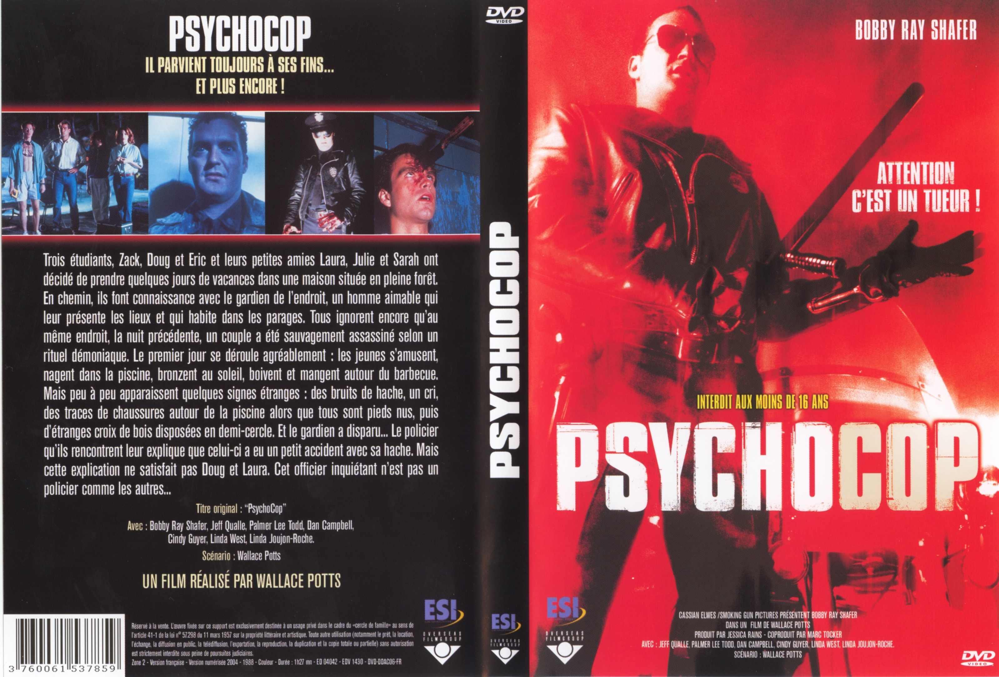 Jaquette DVD Psychocop