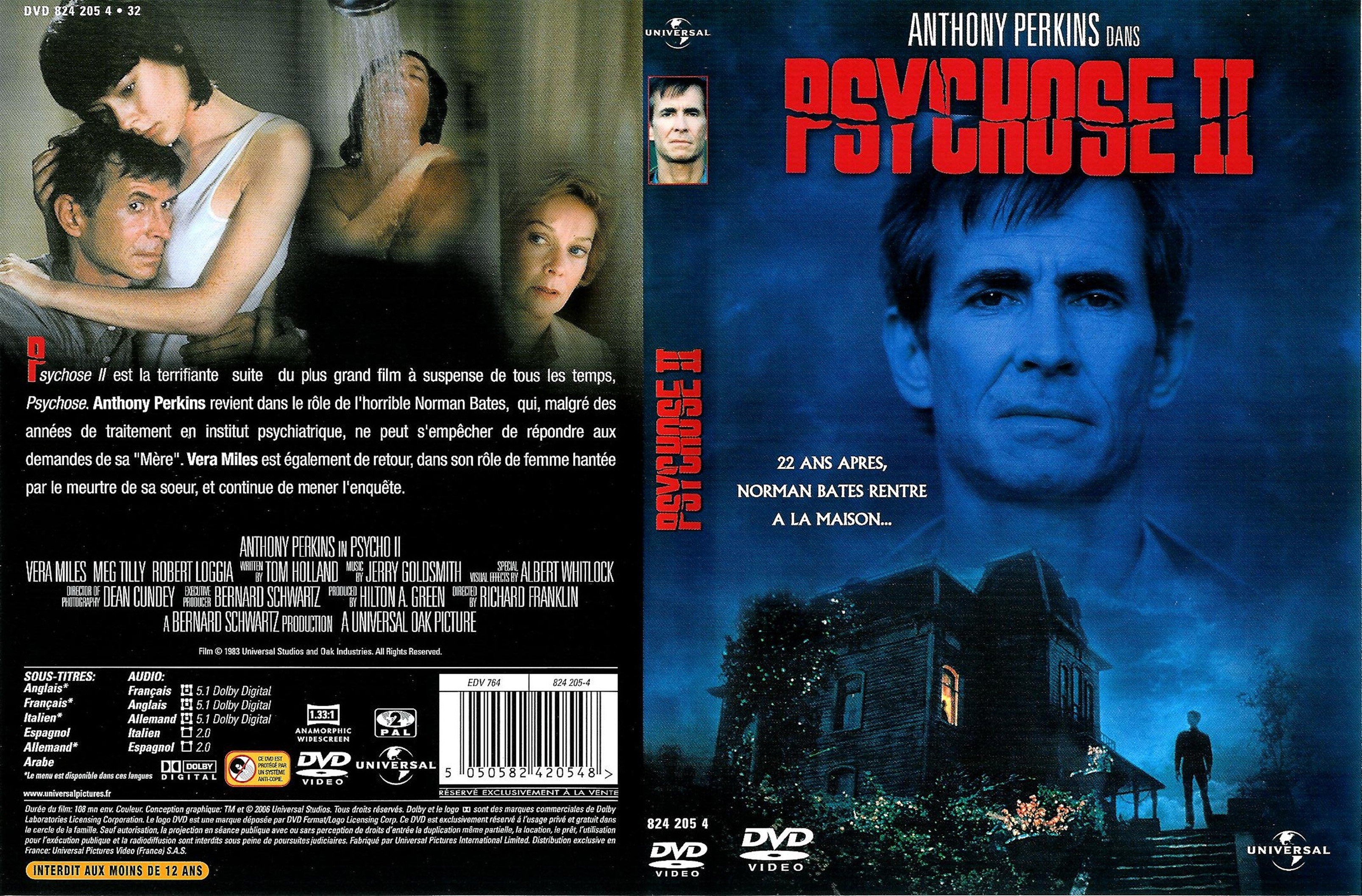 Jaquette DVD Psychose 2