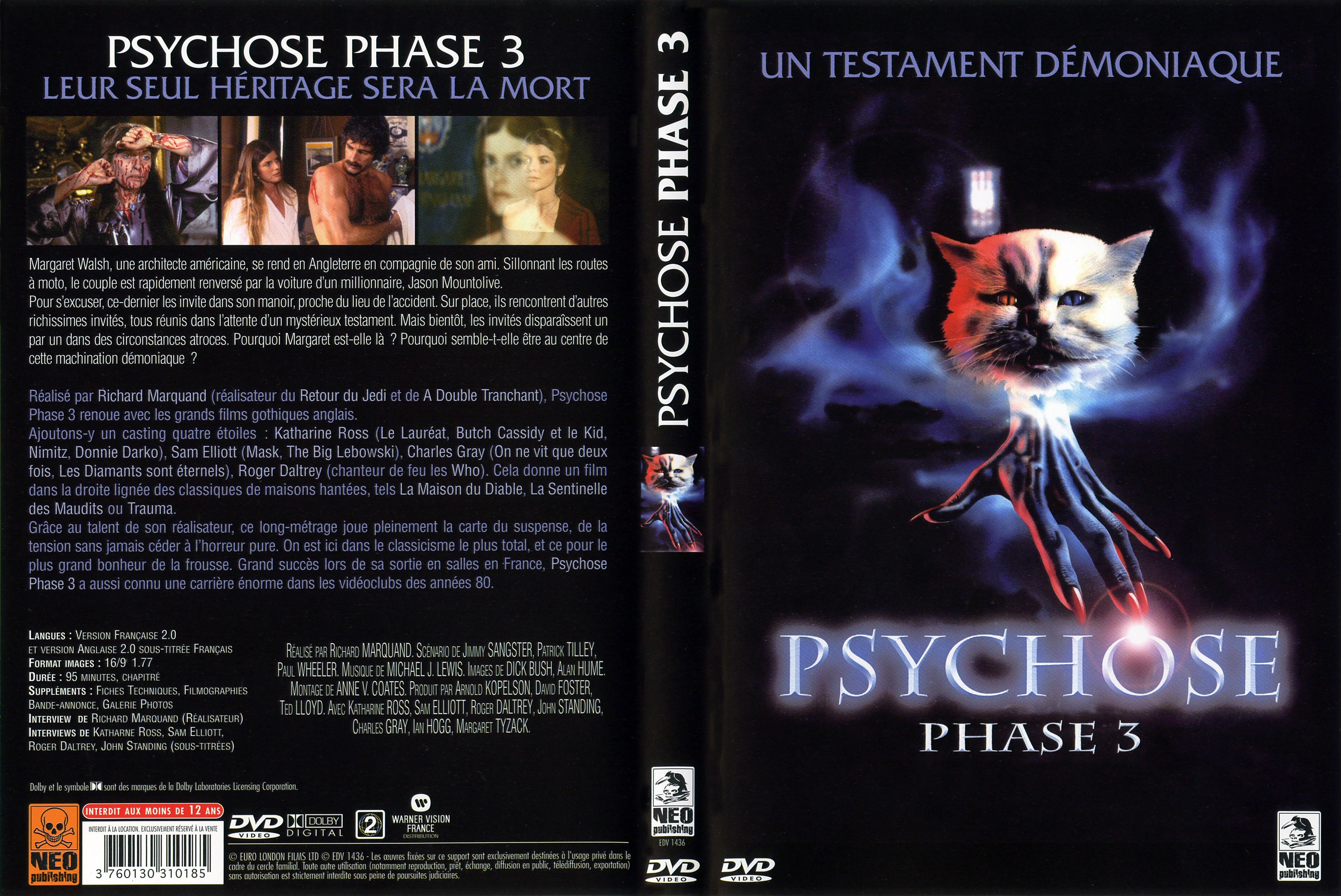 Jaquette DVD Psychose phase 3