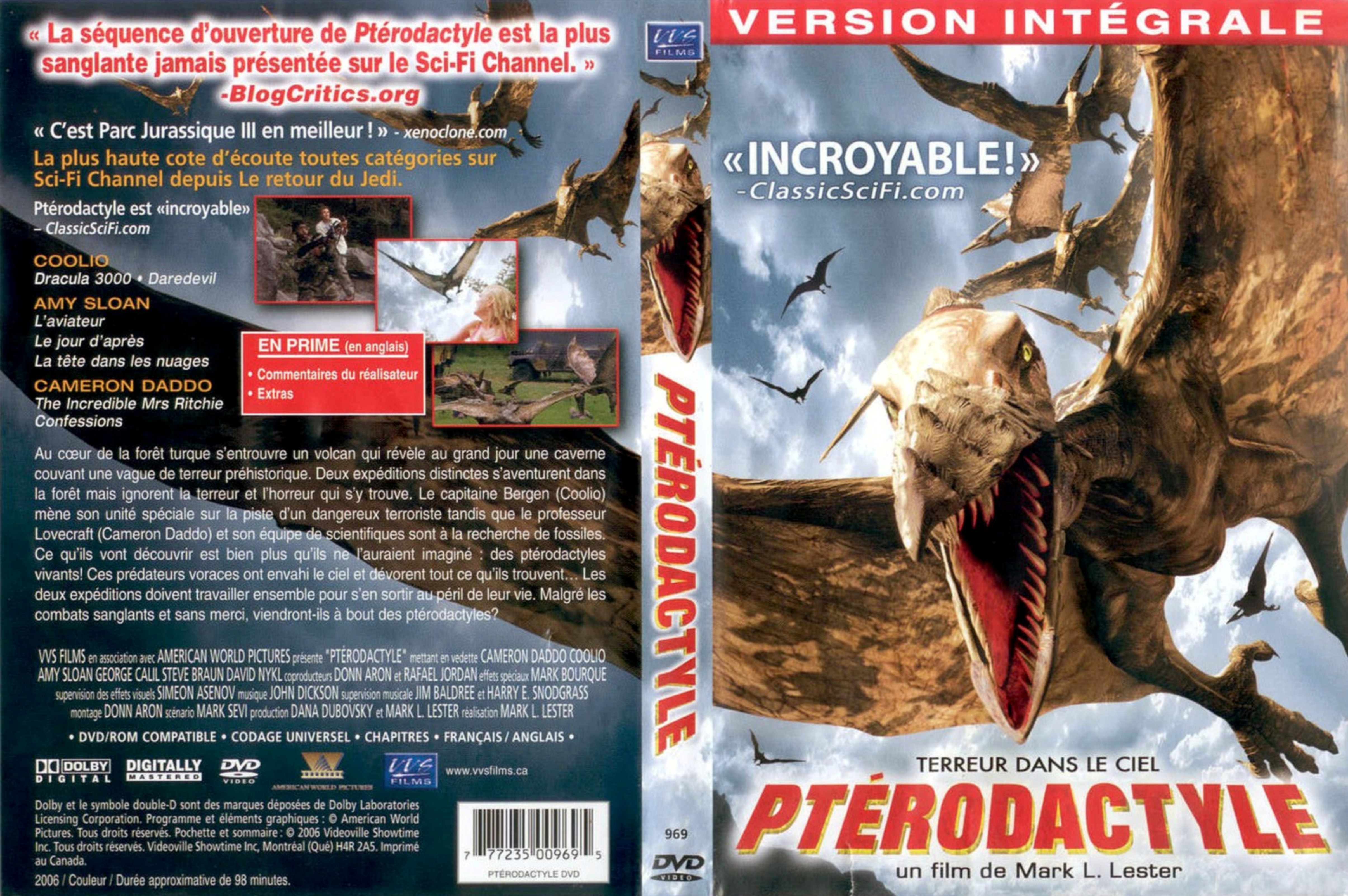 Jaquette DVD Pterodactyle