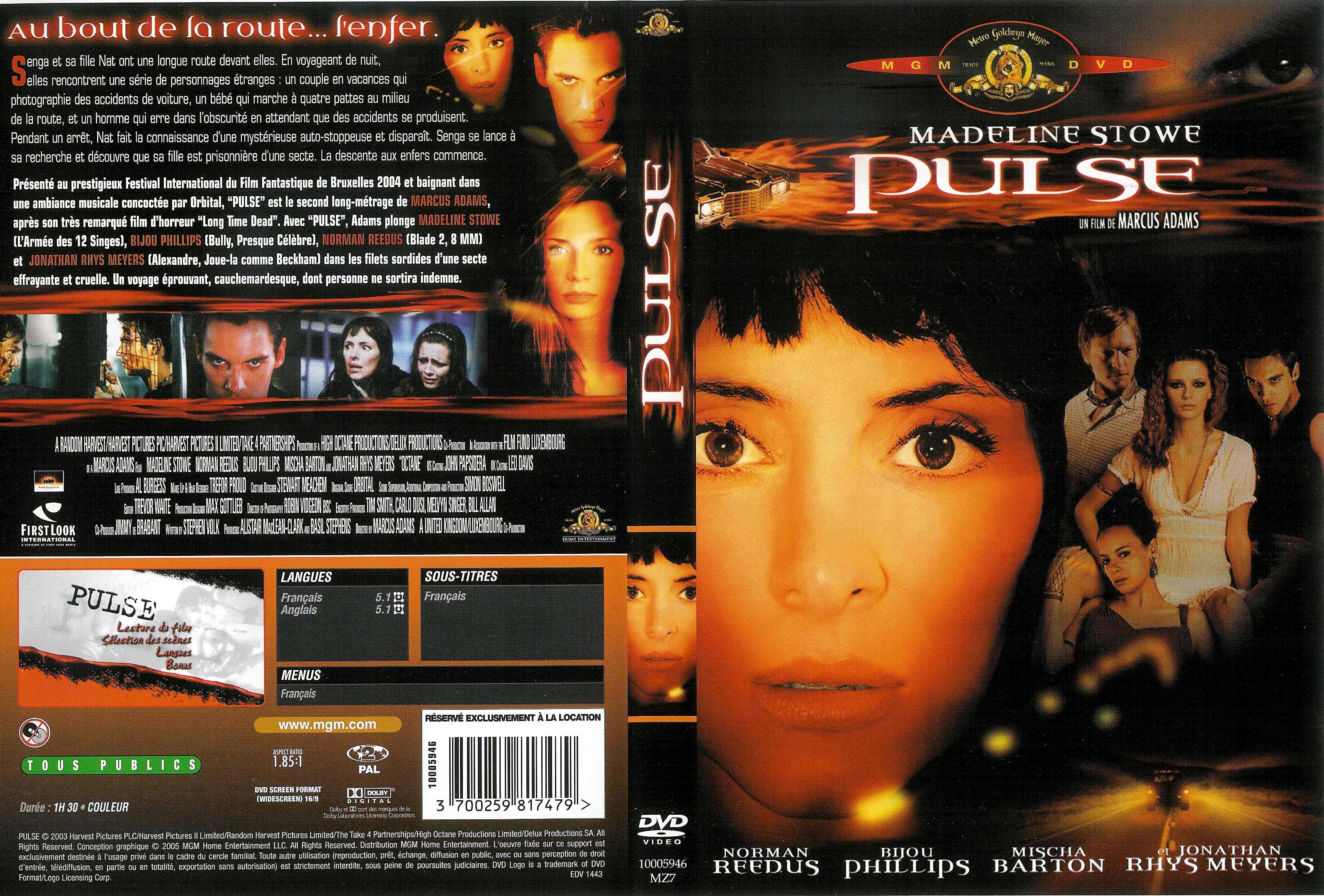 Jaquette DVD Pulse