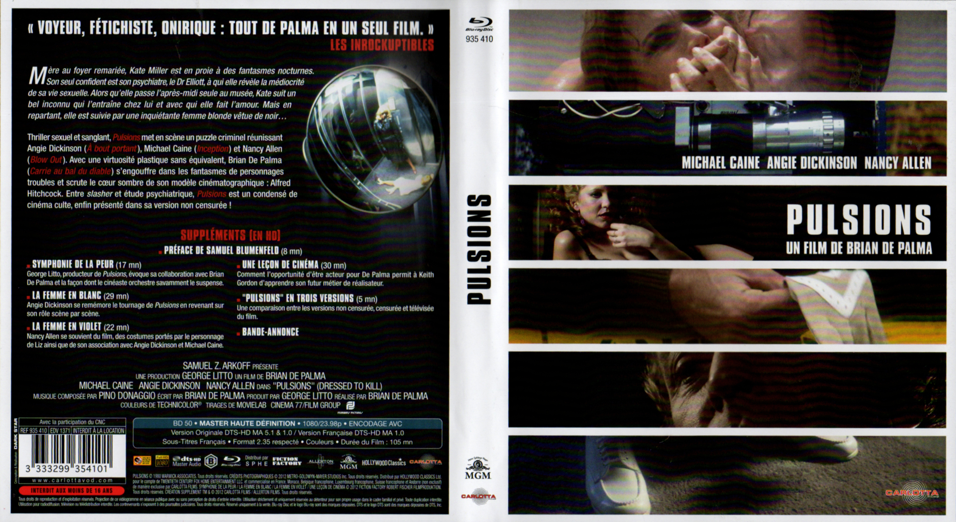 Jaquette DVD Pulsions (BLU-RAY)