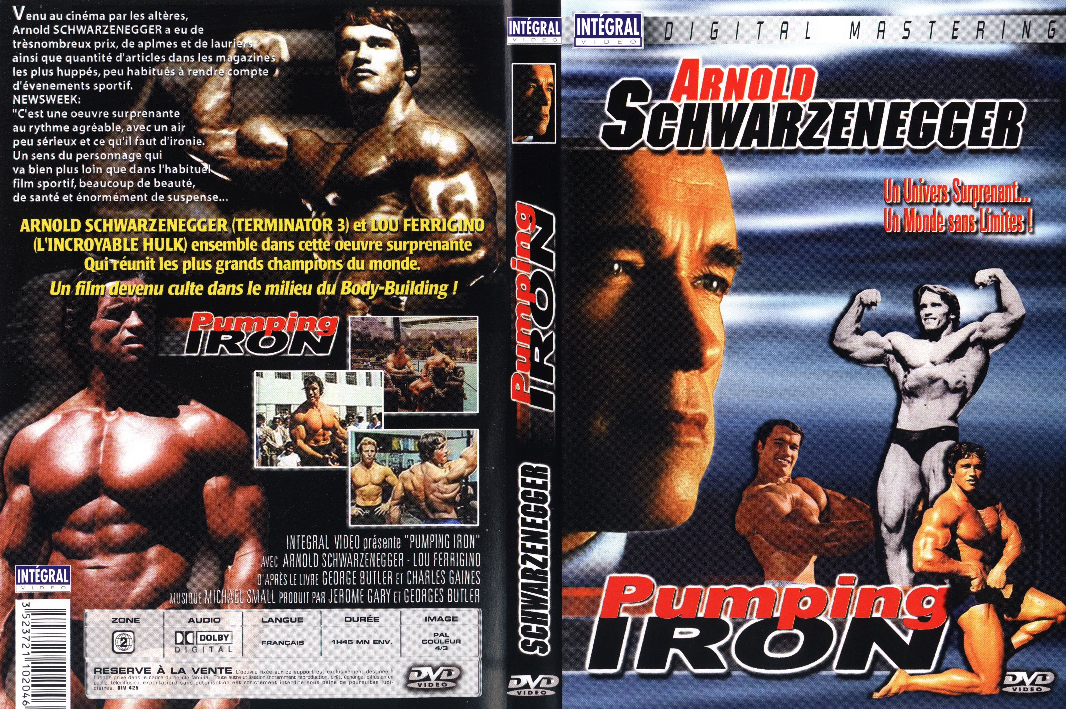 Jaquette DVD Pumping Iron