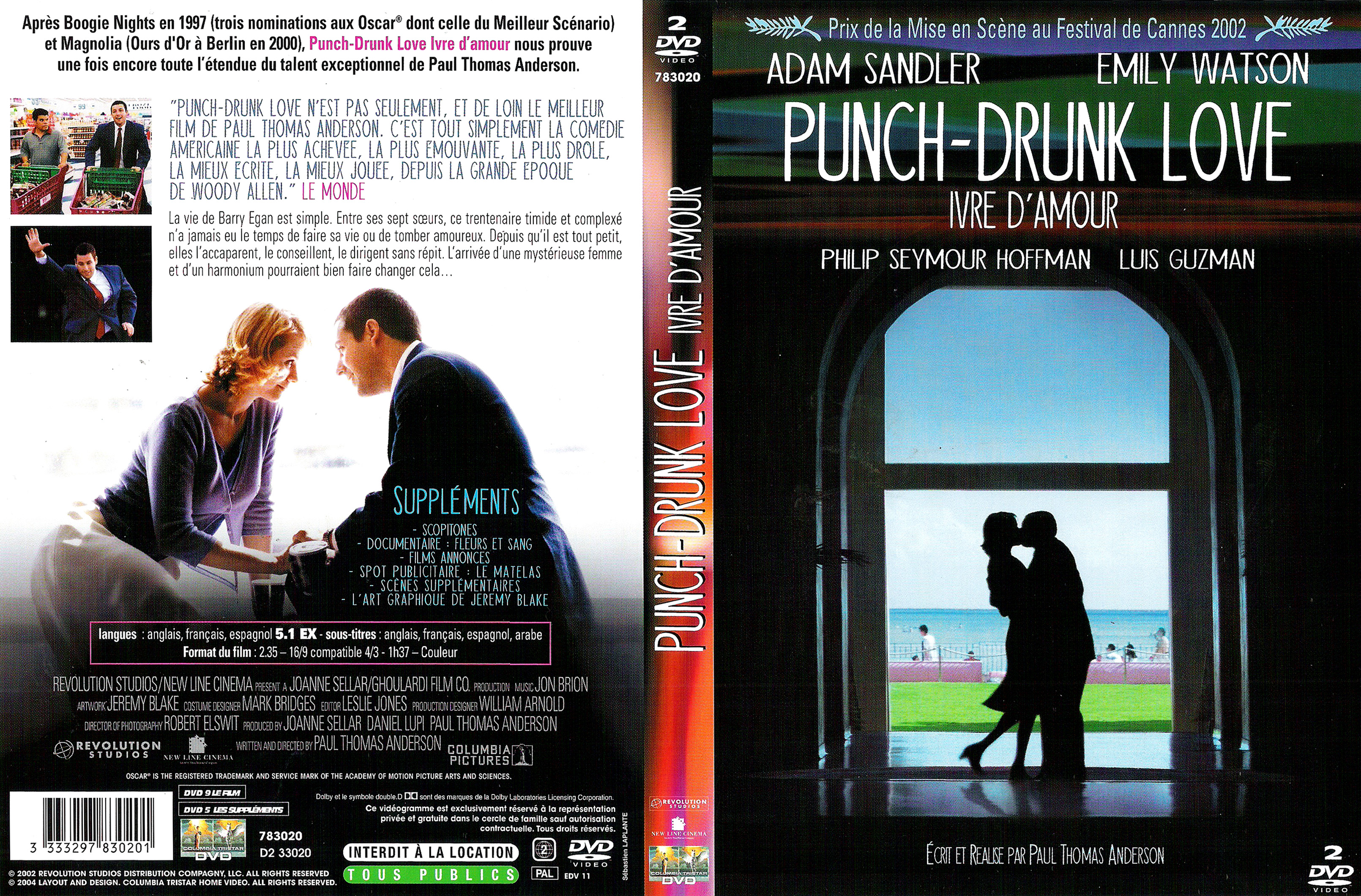 Jaquette DVD Punch Drunk Love