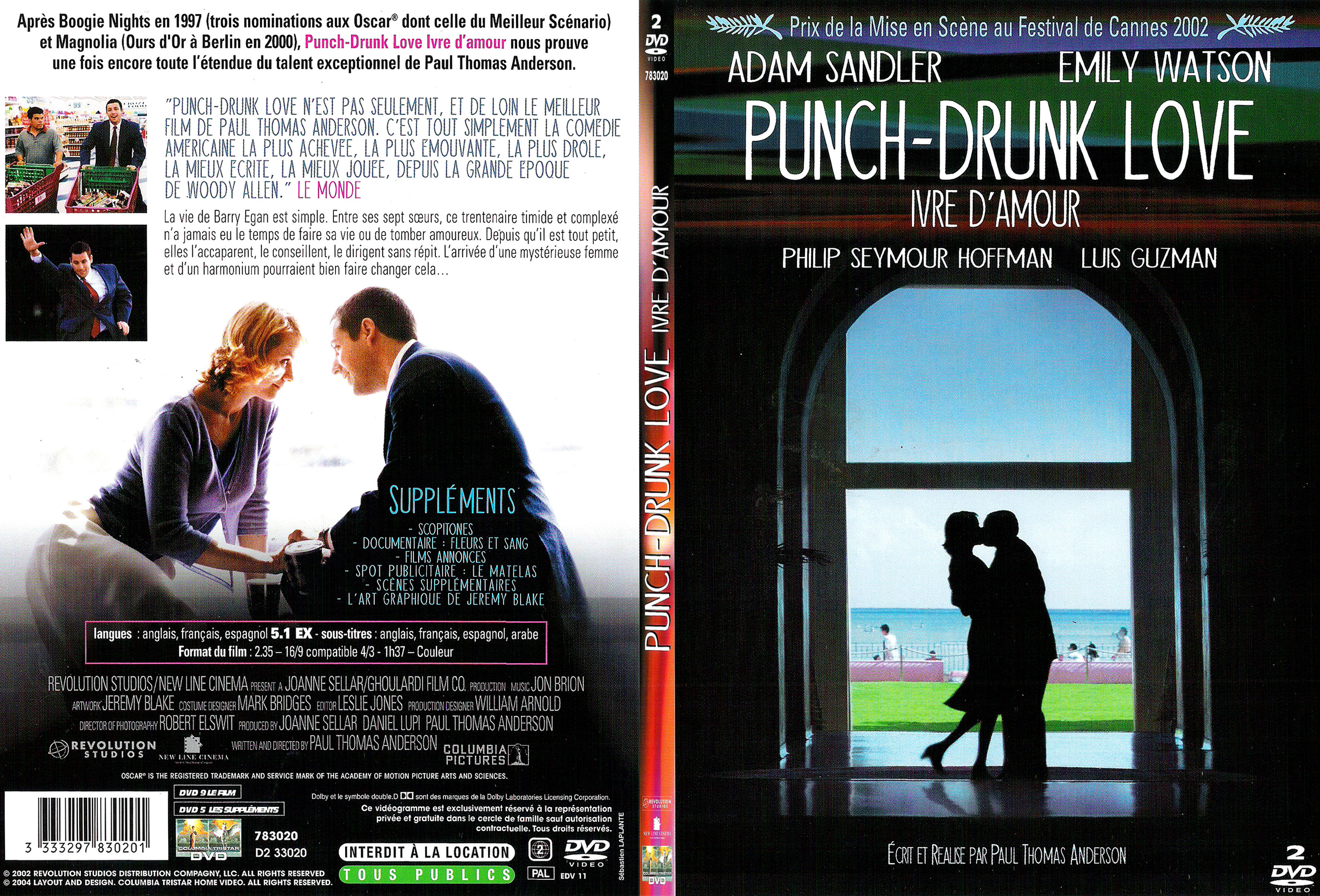 Jaquette DVD Punch drunk love - SLIM
