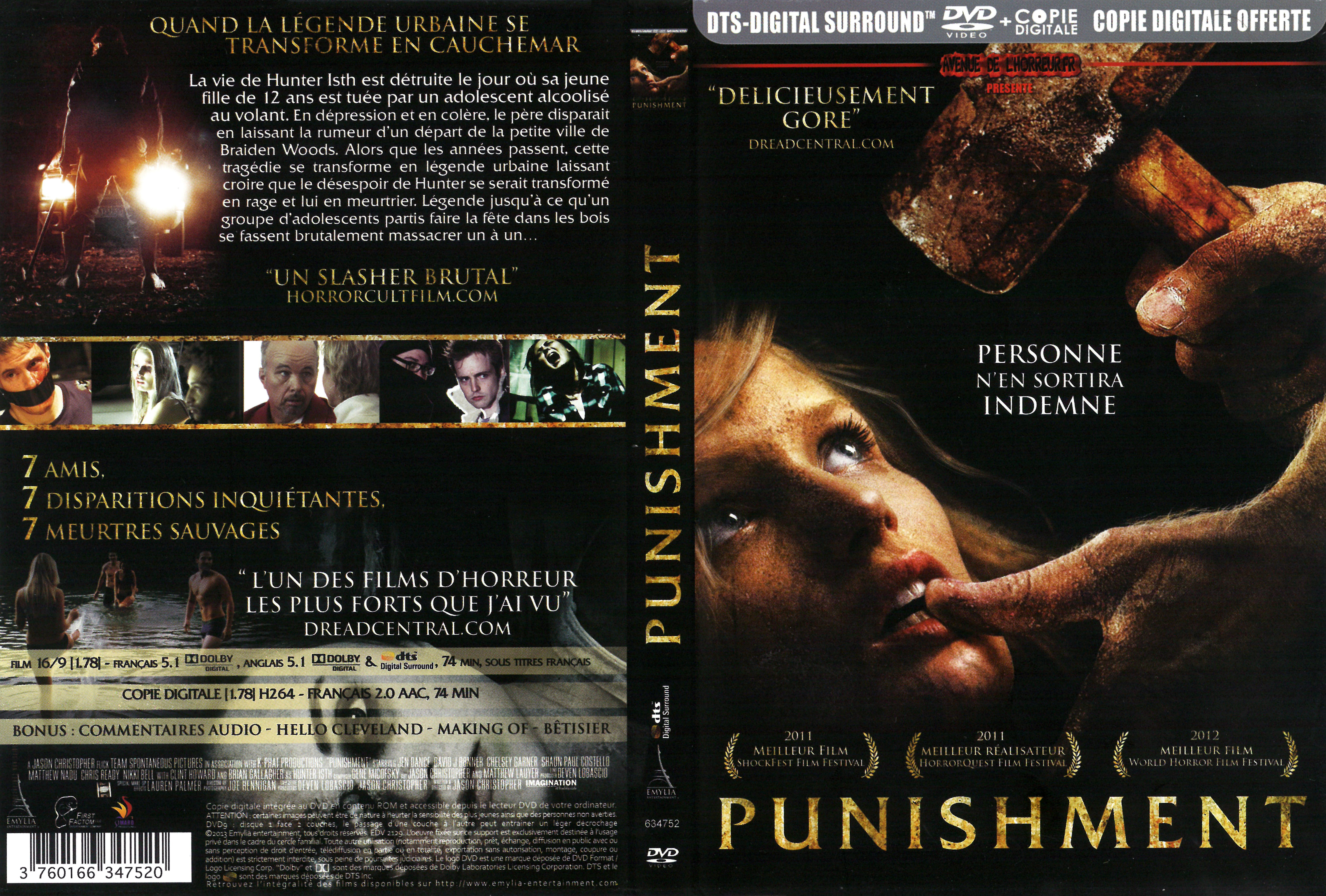 Jaquette DVD Punishment