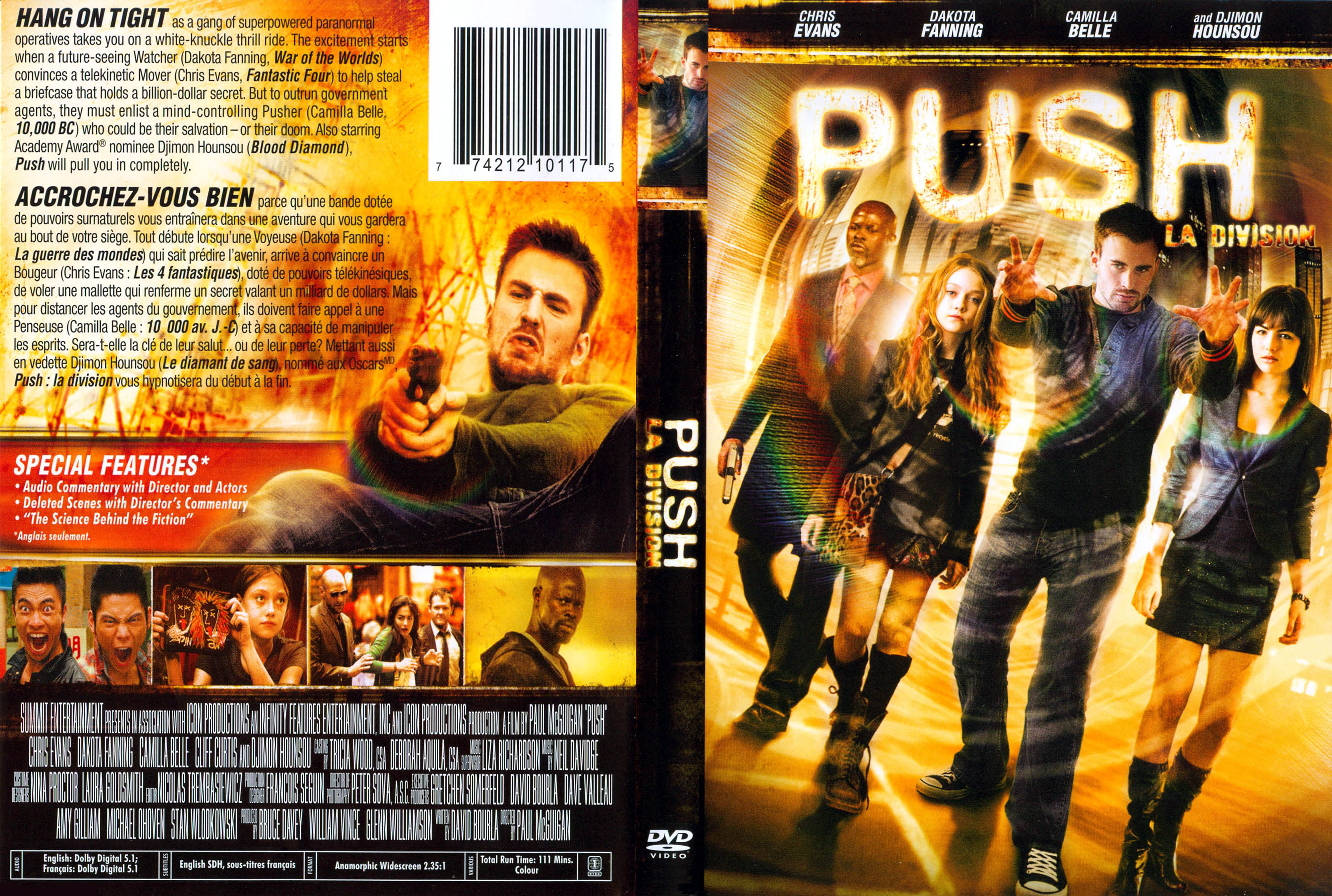 Jaquette DVD Push - La division (Canadienne)