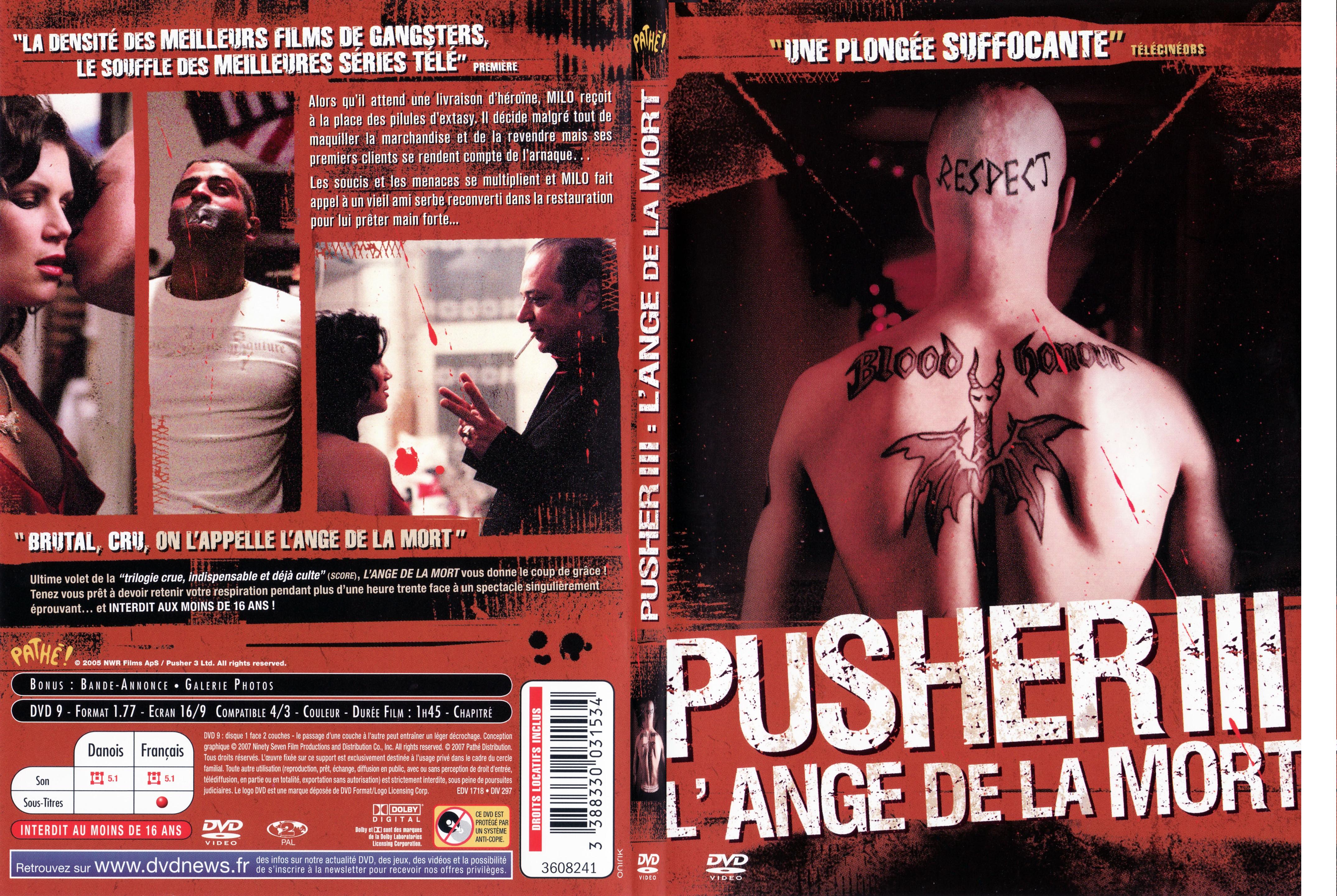 Jaquette DVD Pusher 3 - SLIM