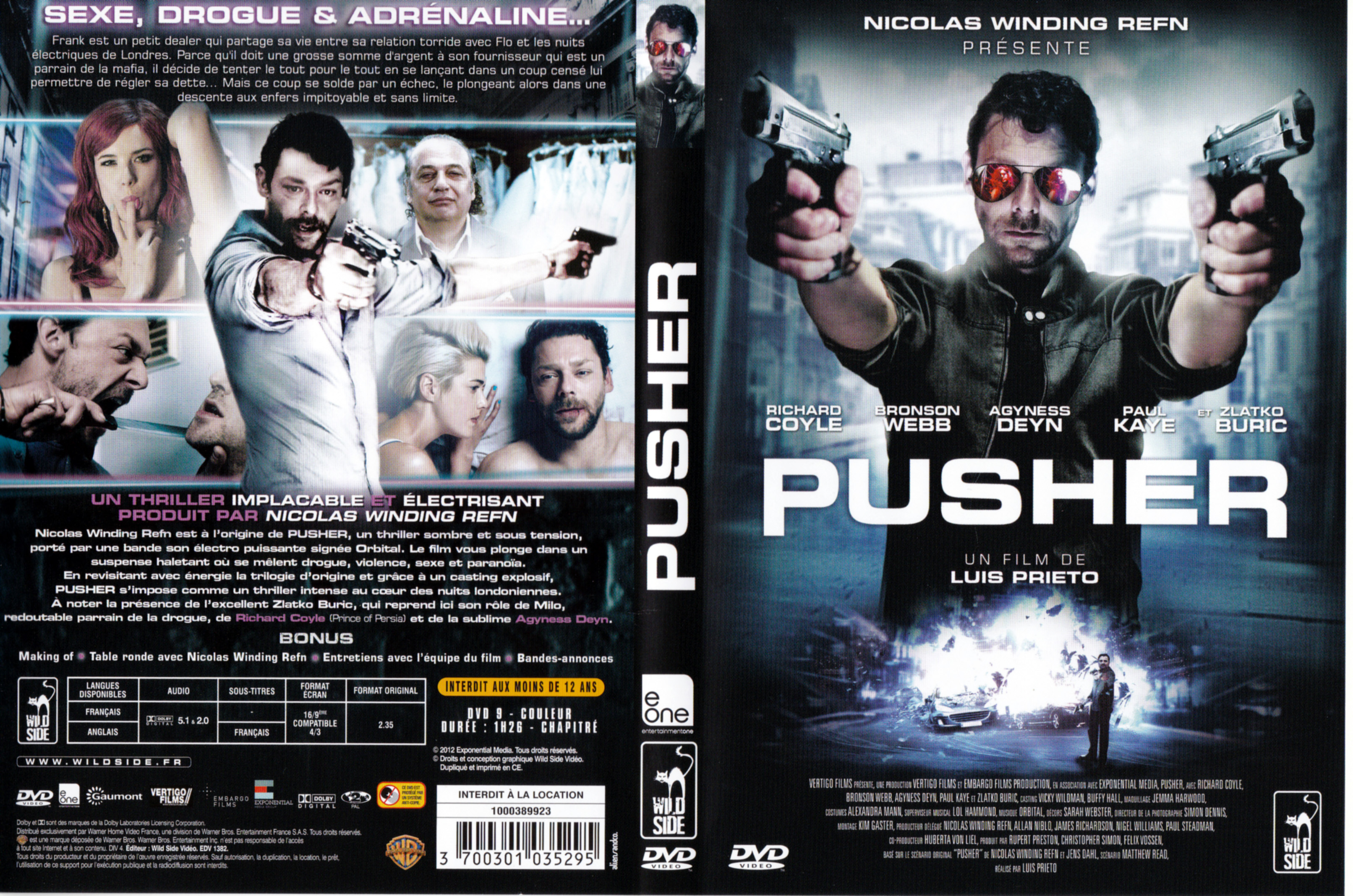 Jaquette DVD Pusher (2012)