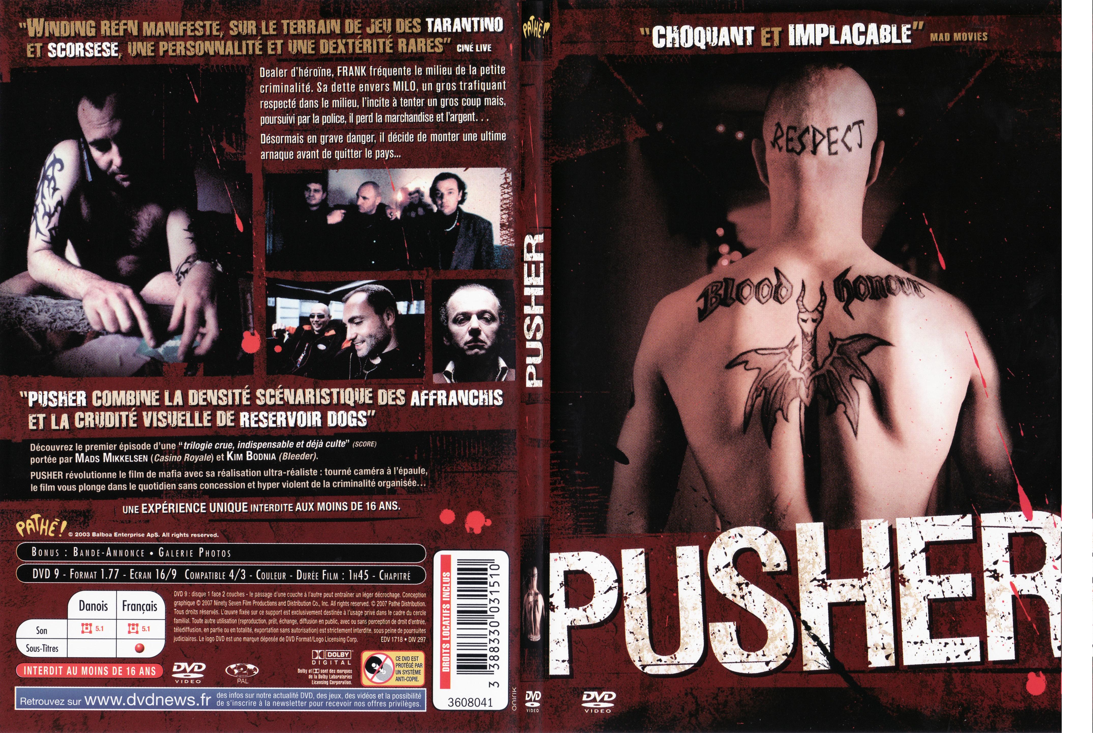 Jaquette DVD Pusher - SLIM