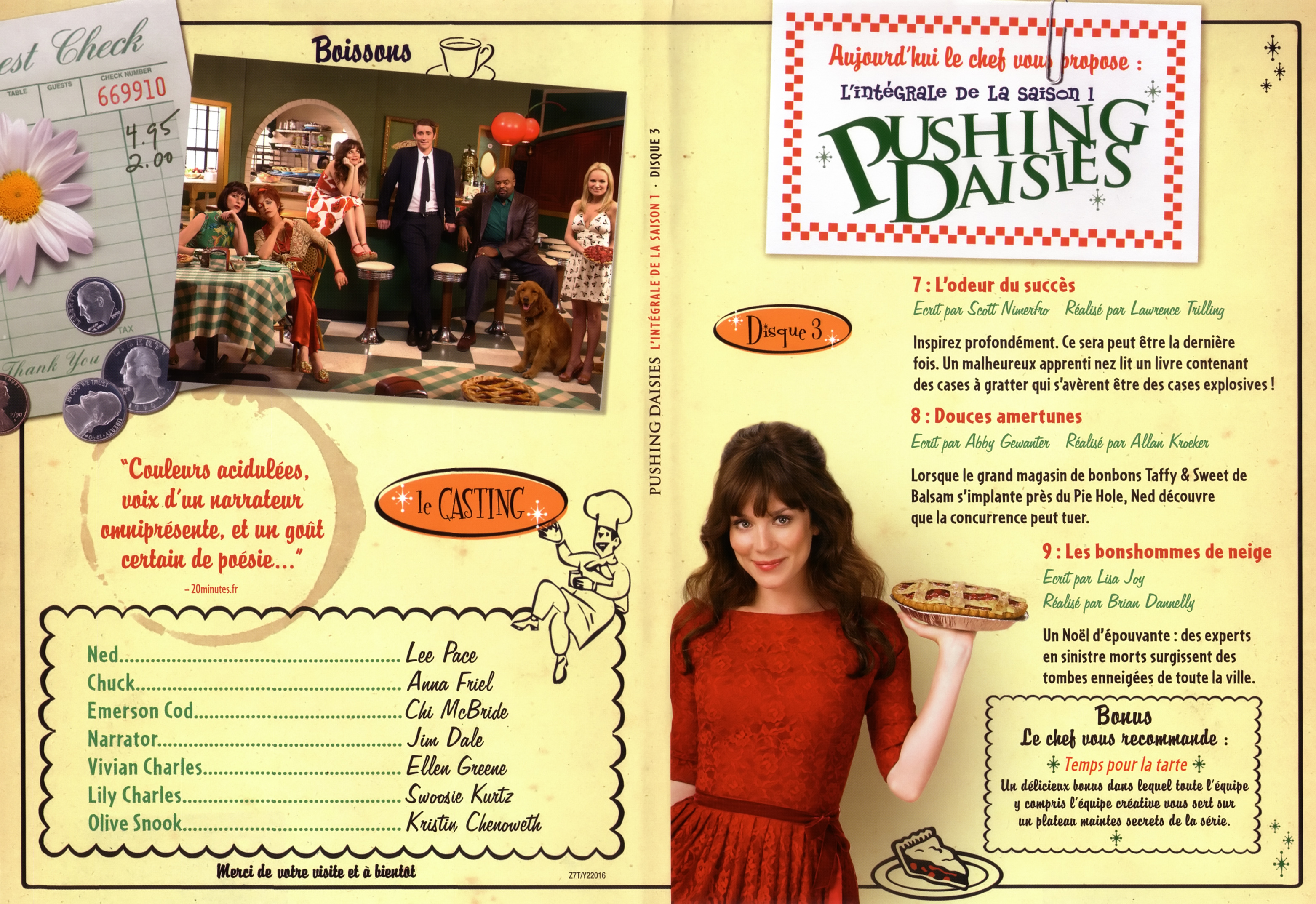 Jaquette DVD Pushing daisies Saison 1 DVD 2