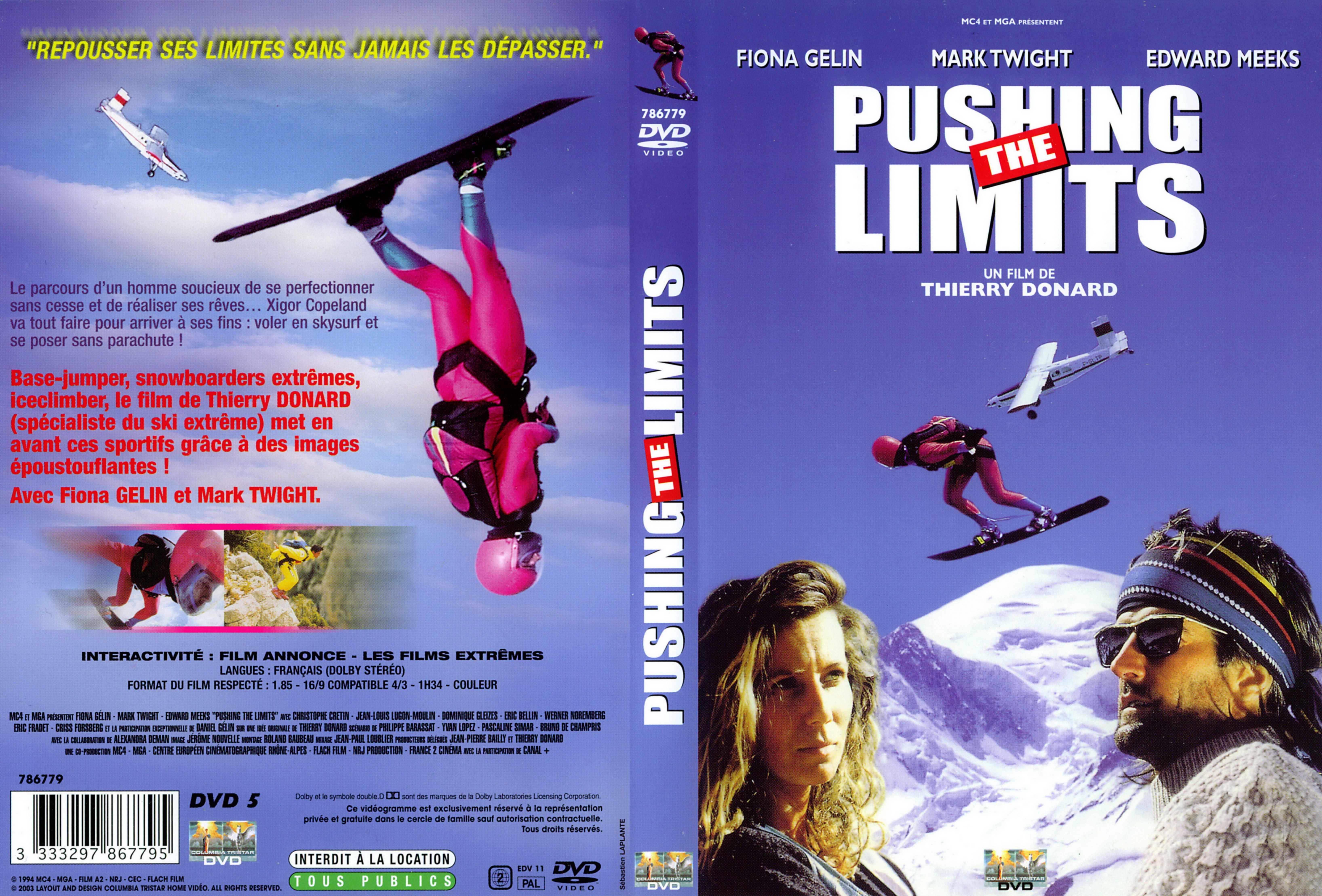 Jaquette DVD Pushing the limits